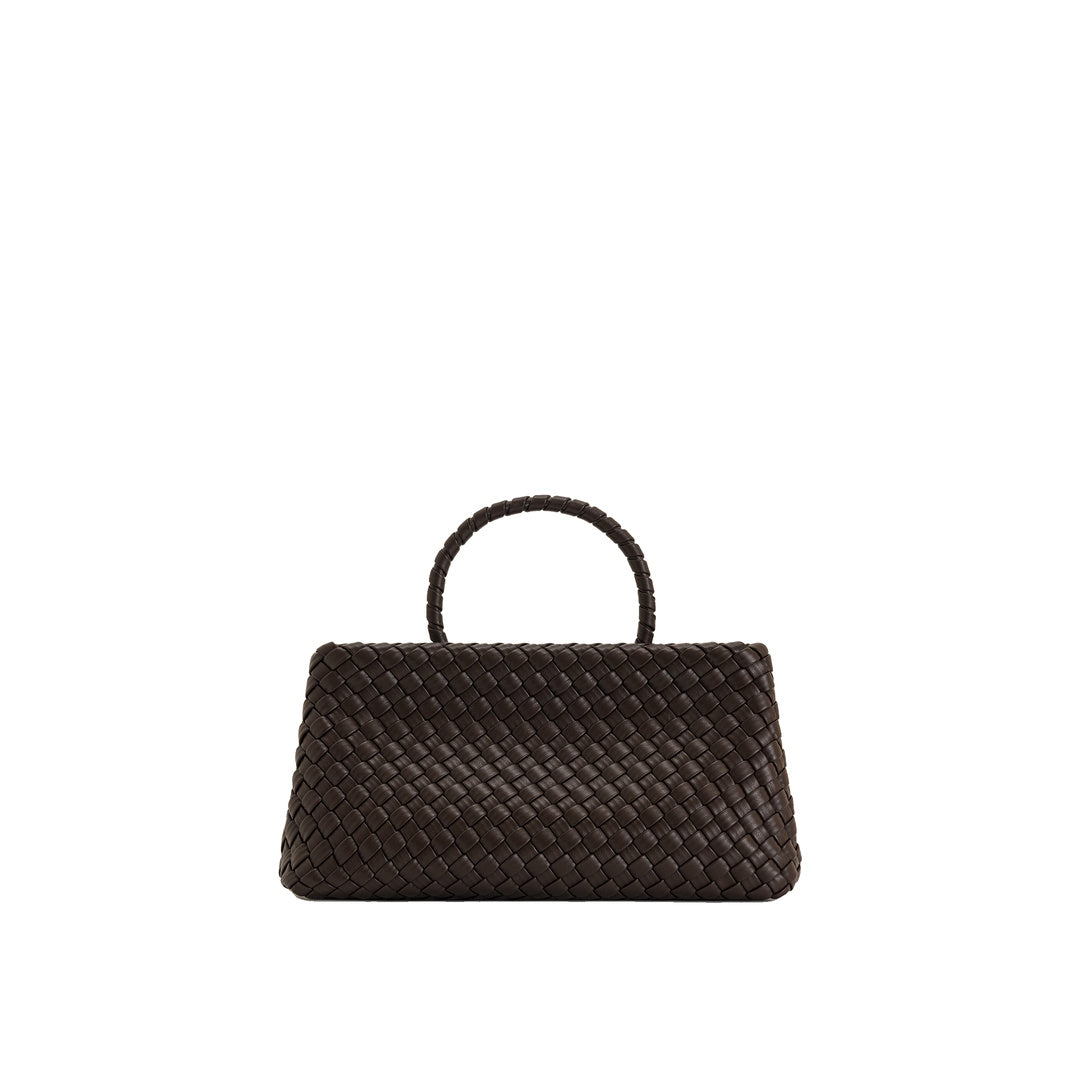 JW PEI Elora Woven Tote Bag - Dark Brown by JW PEI