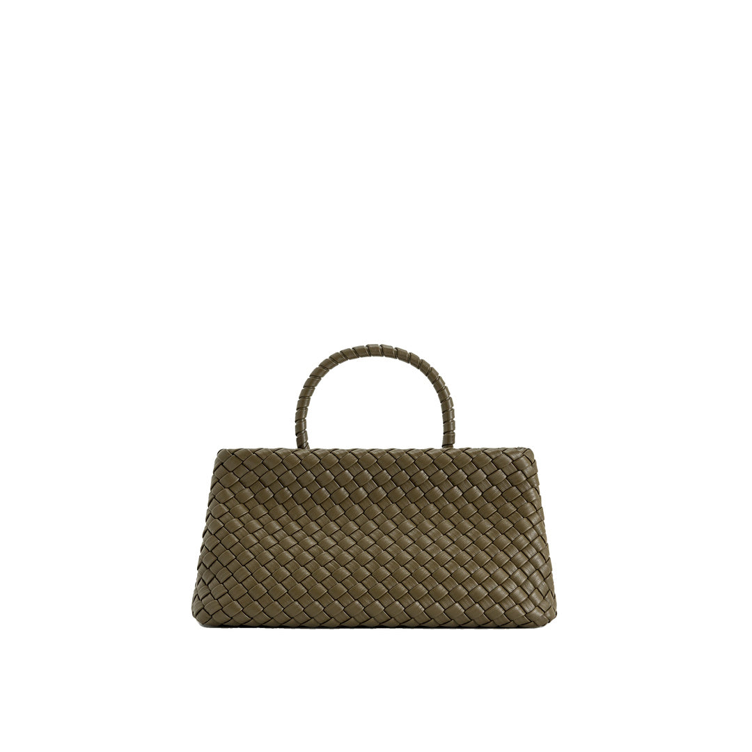 JW PEI Elora Woven Tote Bag - Dark Olive by JW PEI