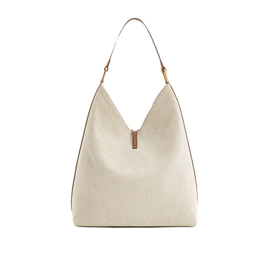 JW PEI Aria Shoulder Bag - Brown Canvas by JW PEI