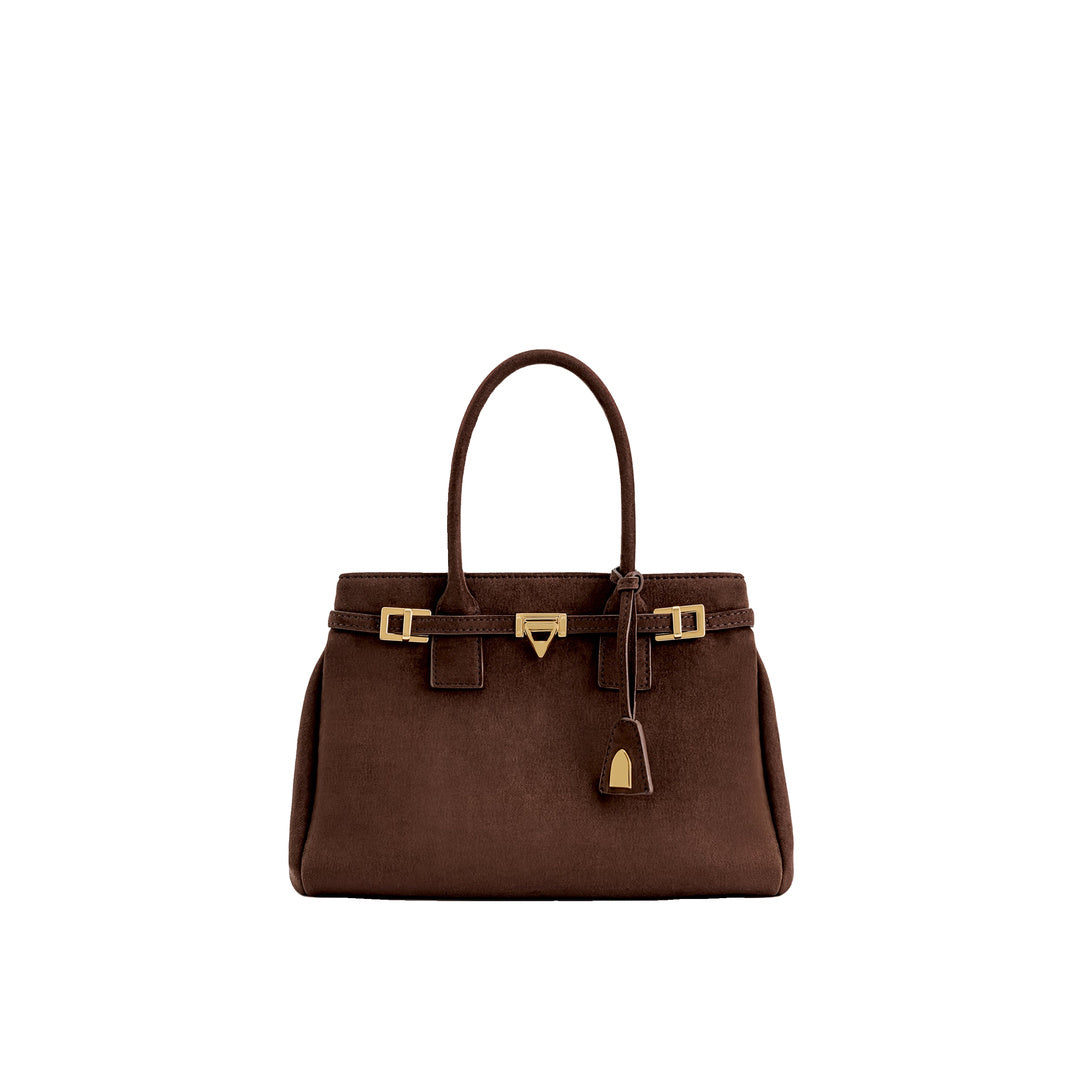JW PEI Miley Belt Embellished Tote Bag - Brown by JW PEI