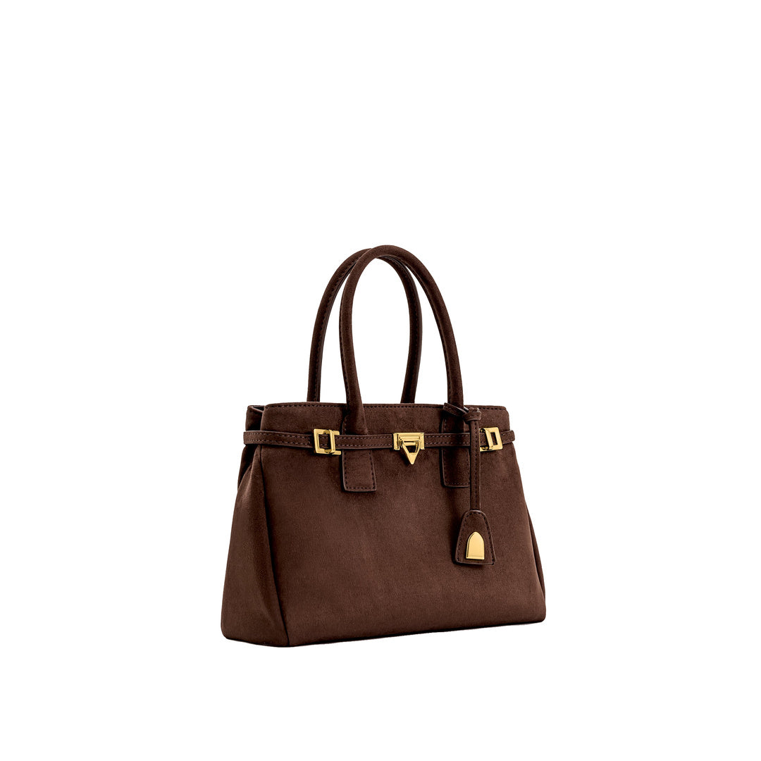 JW PEI Miley Belt Embellished Tote Bag - Brown by JW PEI