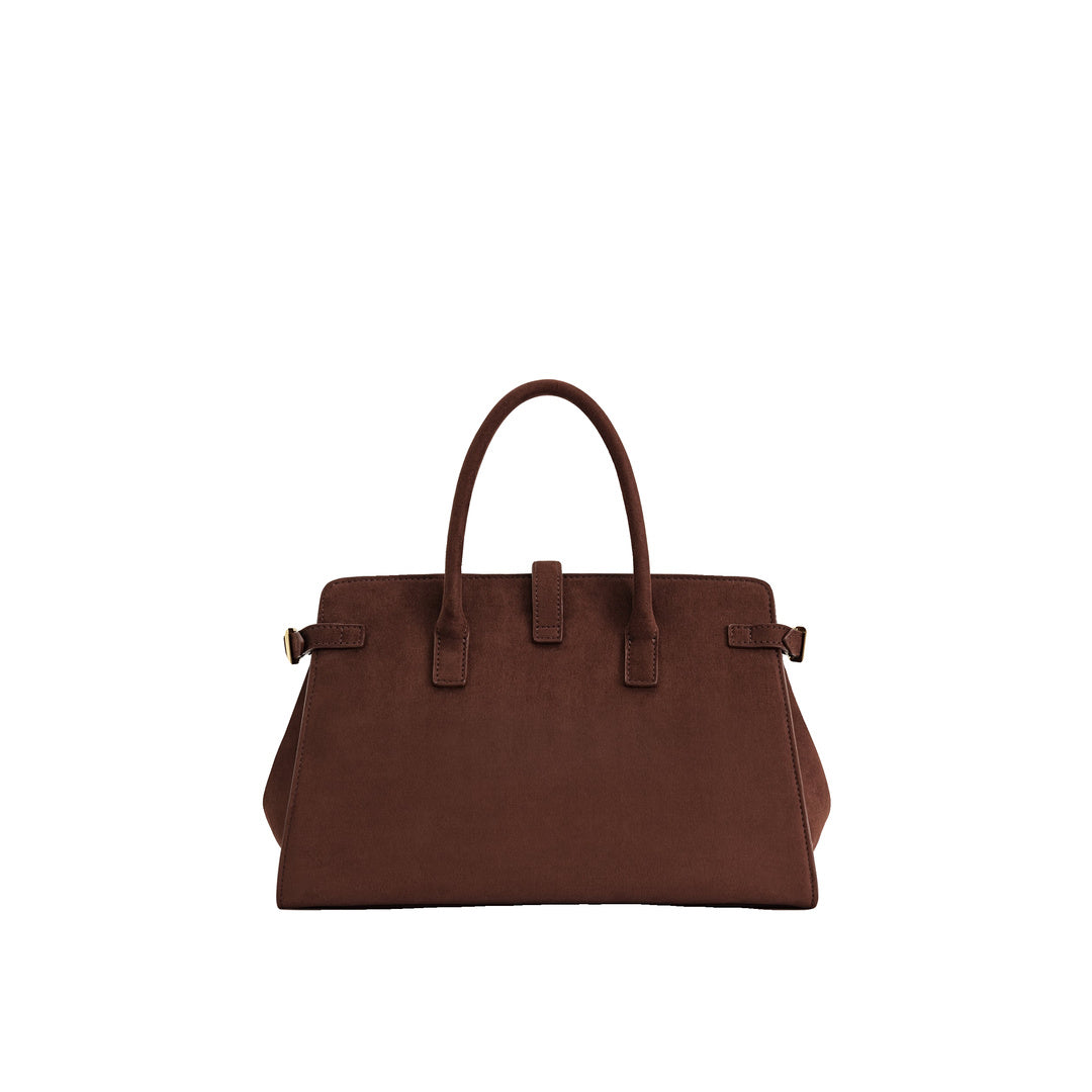 JW PEI Saige Faux Suede Tote Bag - Brown by JW PEI