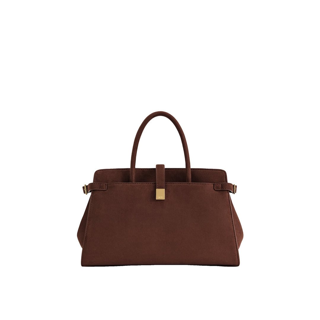JW PEI Saige Faux Suede Tote Bag - Brown by JW PEI