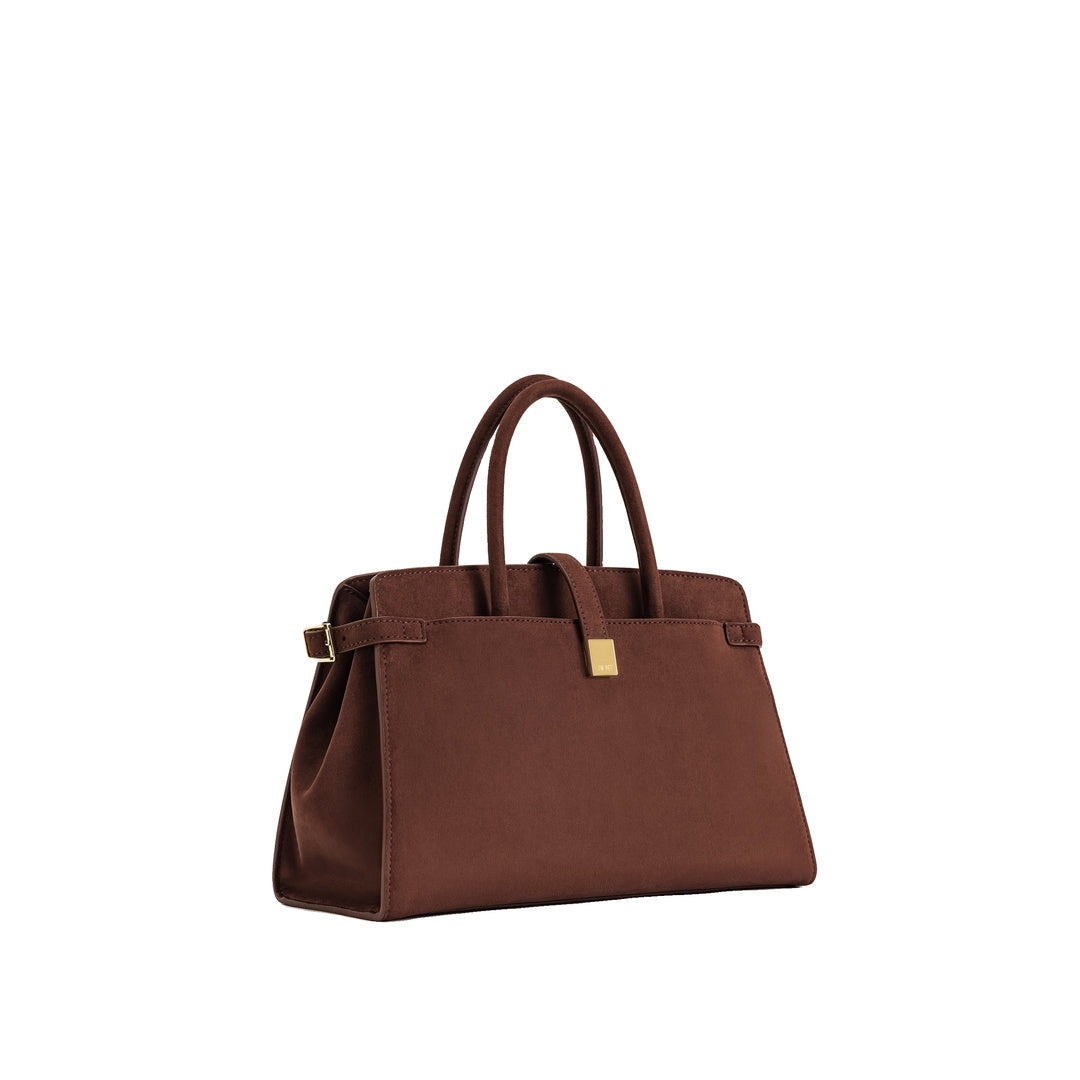 JW PEI Saige Faux Suede Tote Bag - Brown by JW PEI