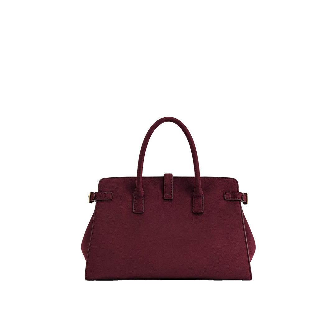 JW PEI Saige Faux Suede Tote Bag - Burgundy by JW PEI