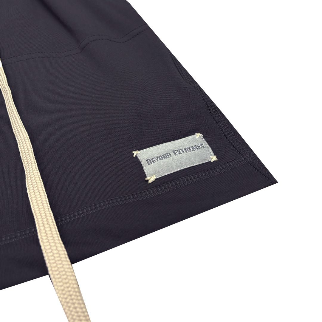Kantha Carpenter Shorts in Grey by Beyond Extremes