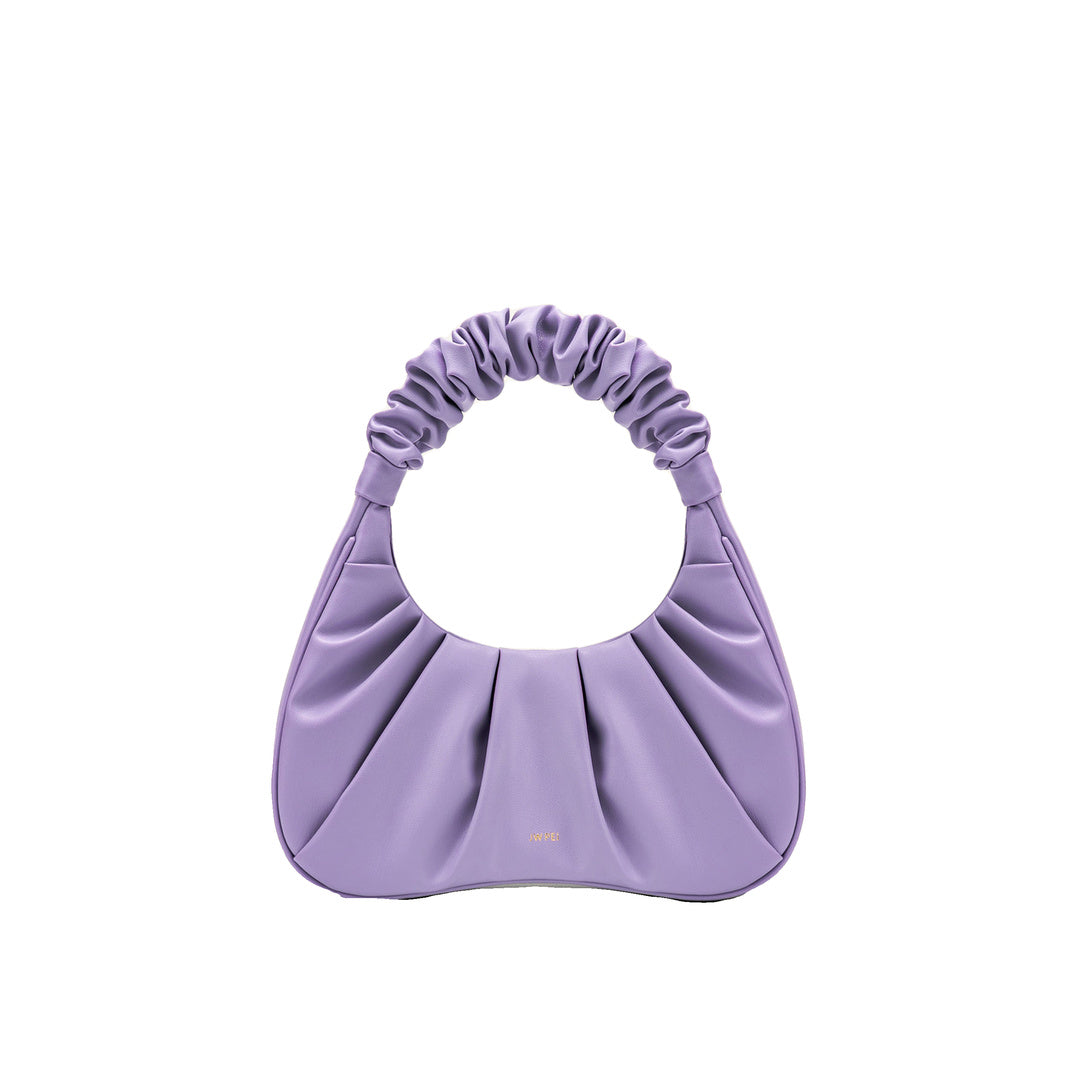 JW PEI Gabbi Ruched Hobo Handbag - Purple by JW PEI
