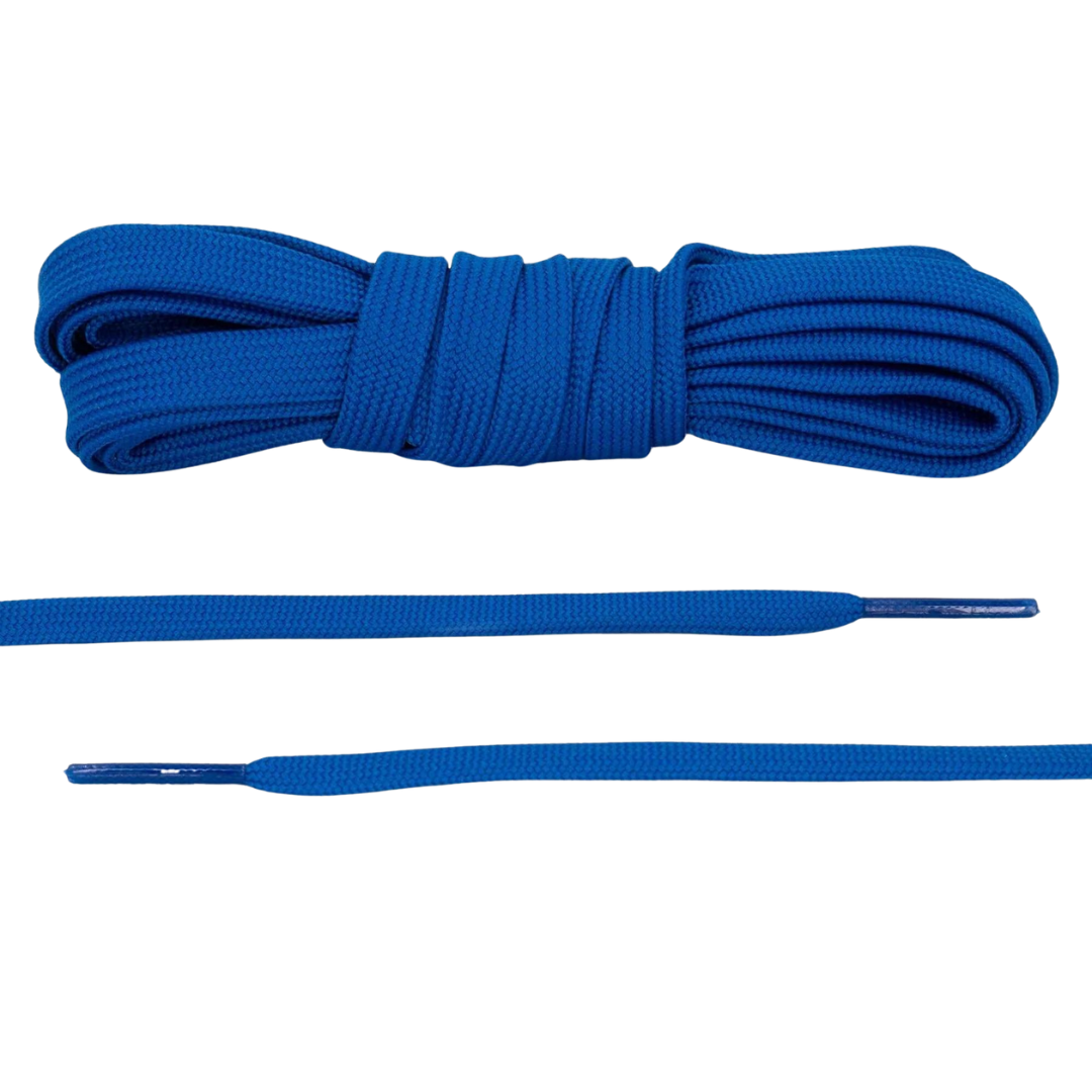 Royal Blue Flat Shoelaces | Jordan Shoelaces, Nike Shoelaces, Air Force 1 Shoelaces By KNOTTY by KNOTTY