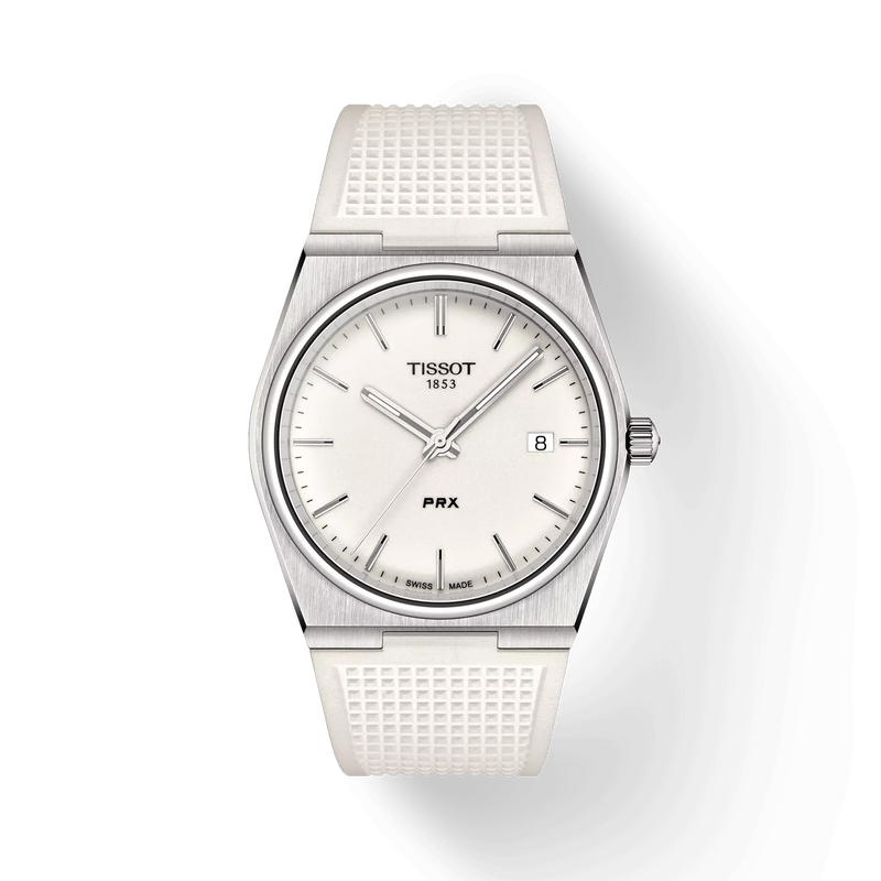 Men’s Tissot PRX T137.410.17.011.00 Quartz Watch – White Dial