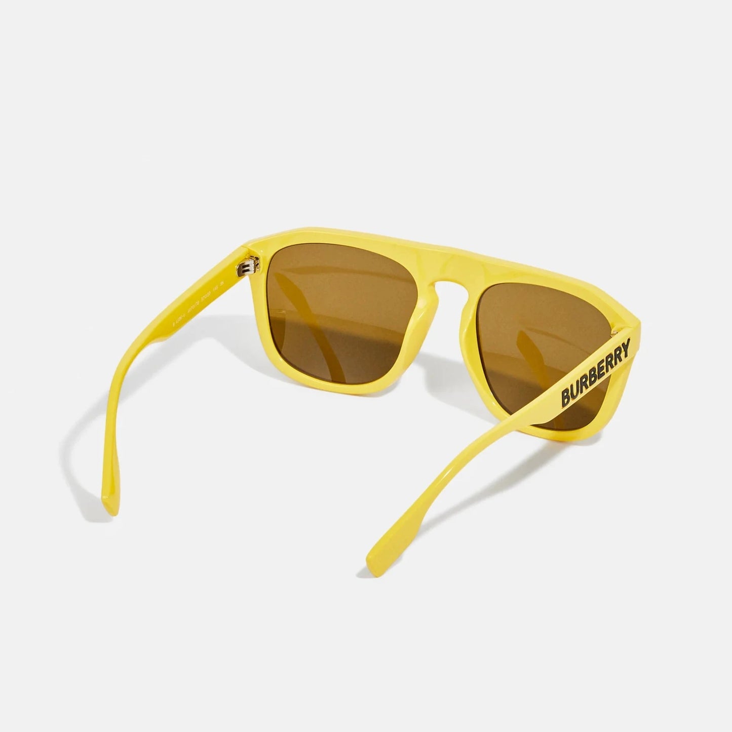 Burberry Wren Brown Browline Men's Sunglasses yellow