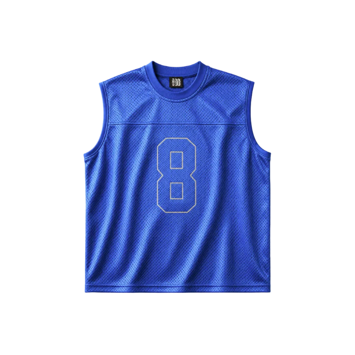 8 Blue Basic Sleeveless Jersey by oddnoteven