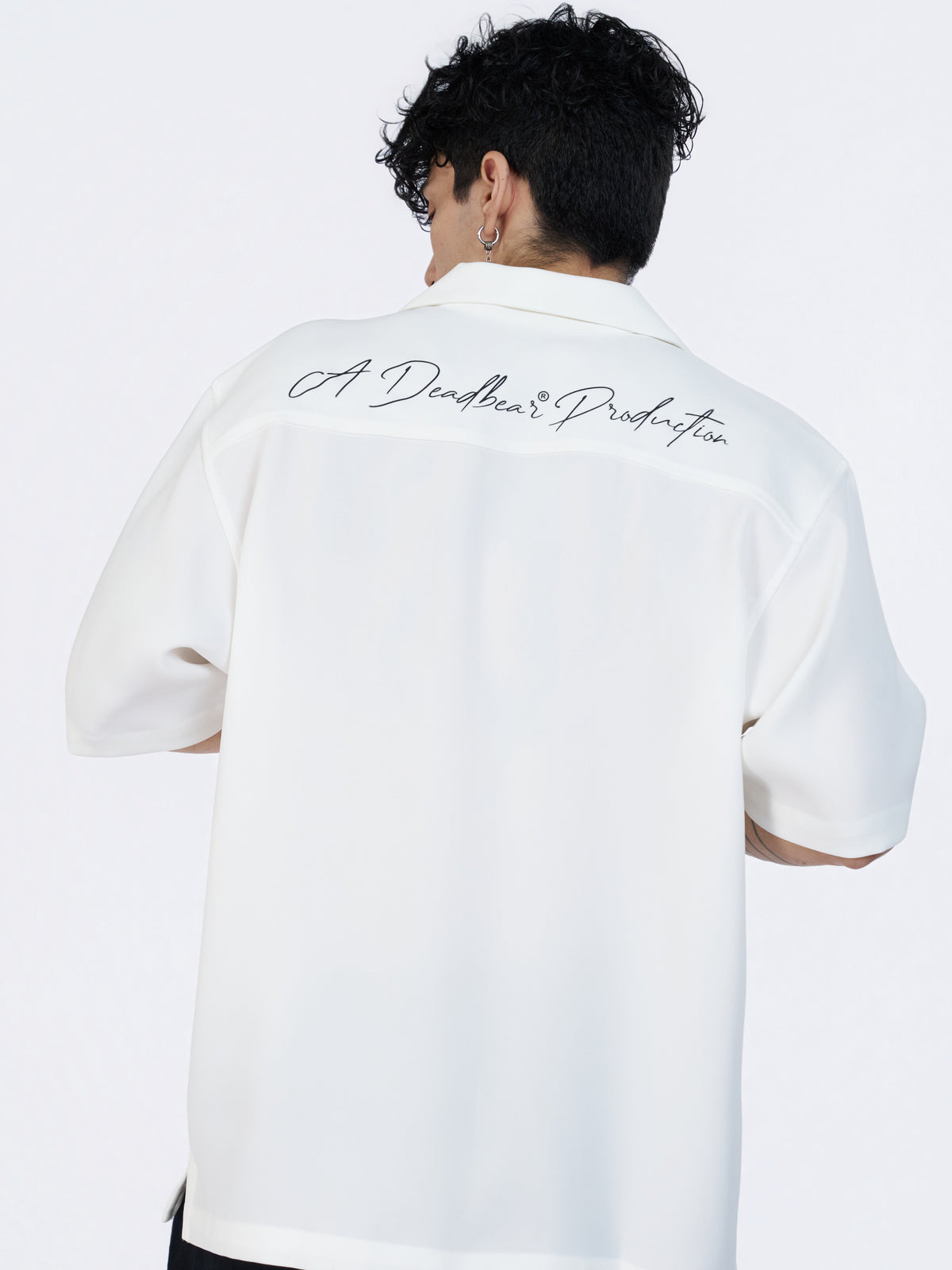 Bowling Shirt White by DEADBEAR