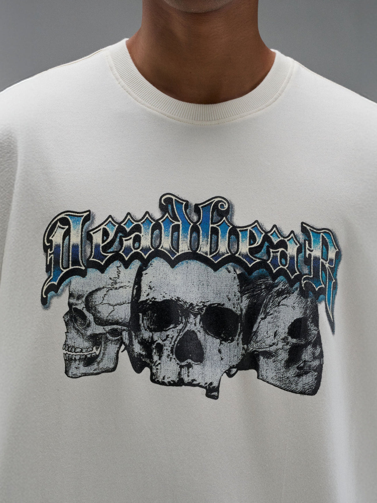 Skeleton 3.0 Tee Cream by DEADBEAR