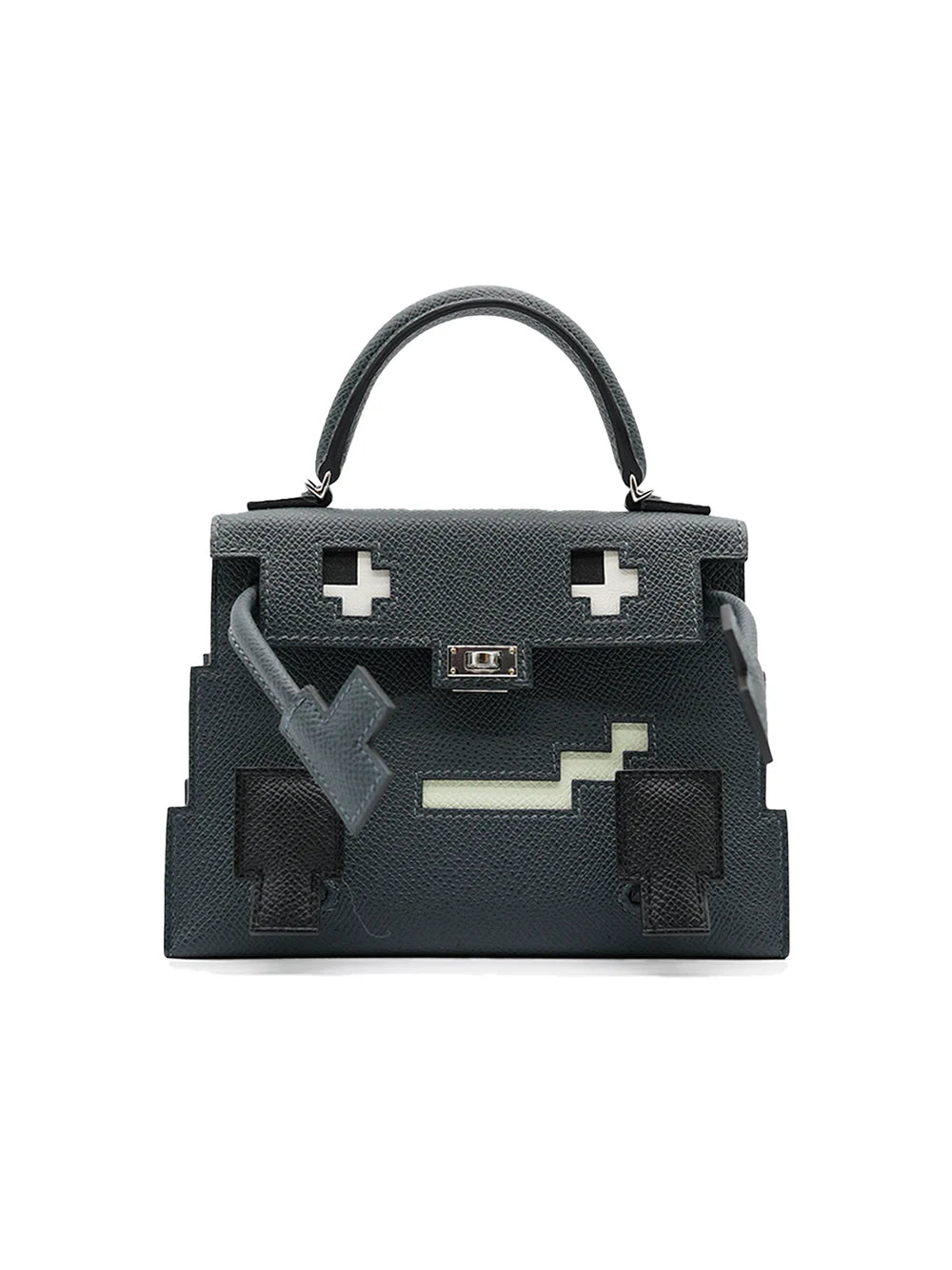 Hermès Limited Edition Kelly Doll Picto – Alezan / Gris Misty / Black - Zeuskicks