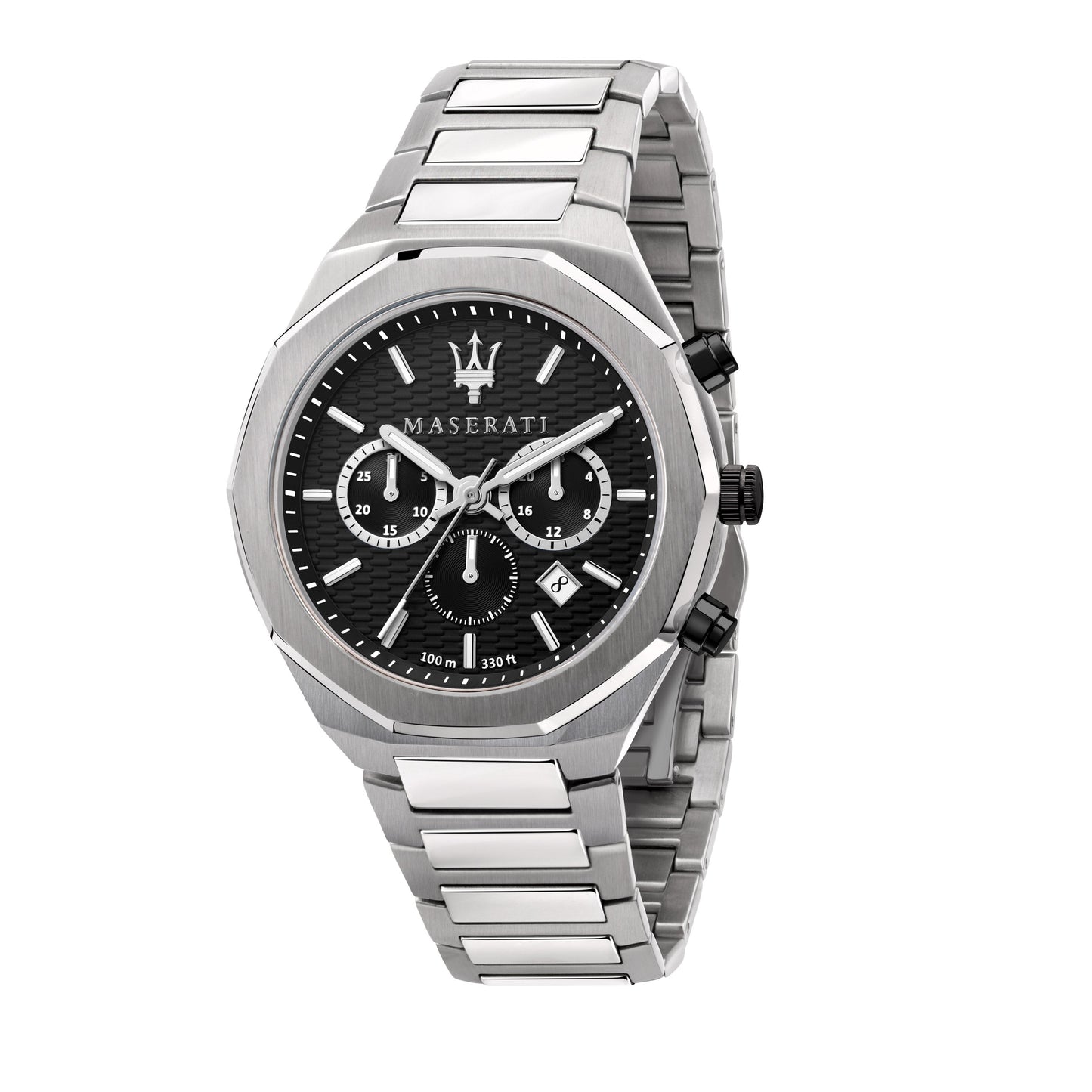 Chrono Stile Watch - Black Dial