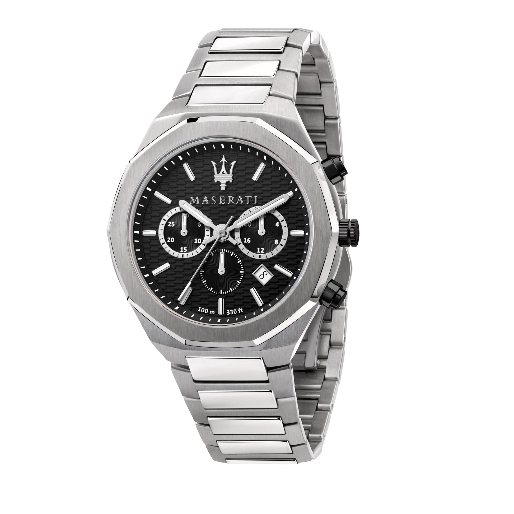 Chrono Stile Watch - Black Dial