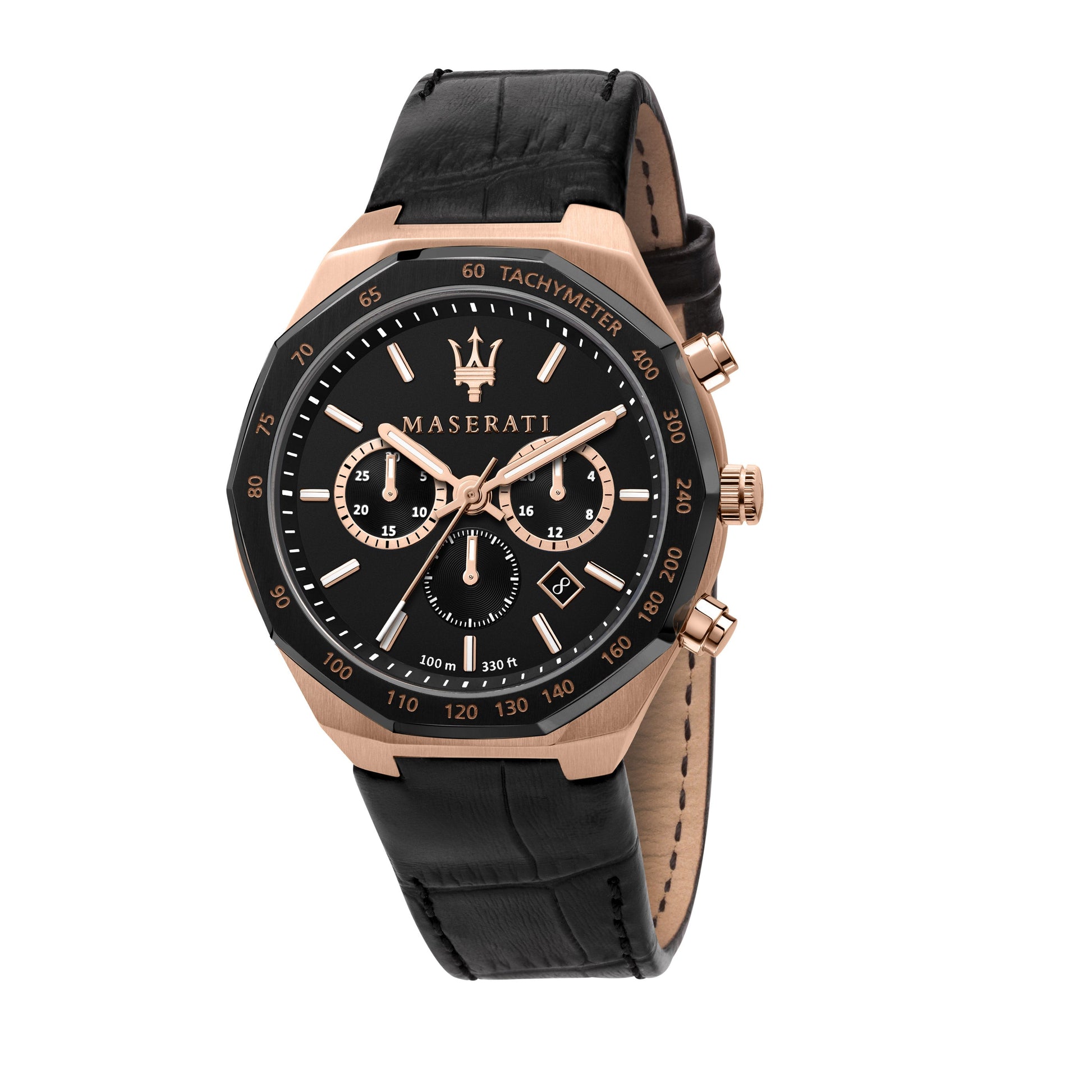 Black Chrono Stile Watch