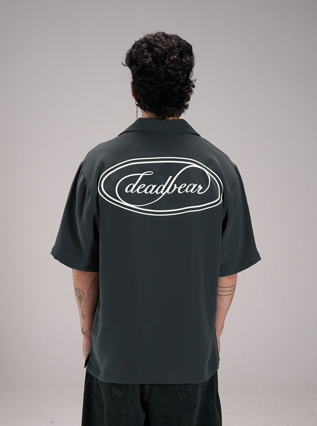 Signature Bowling Shirt Grey by DEADBEAR