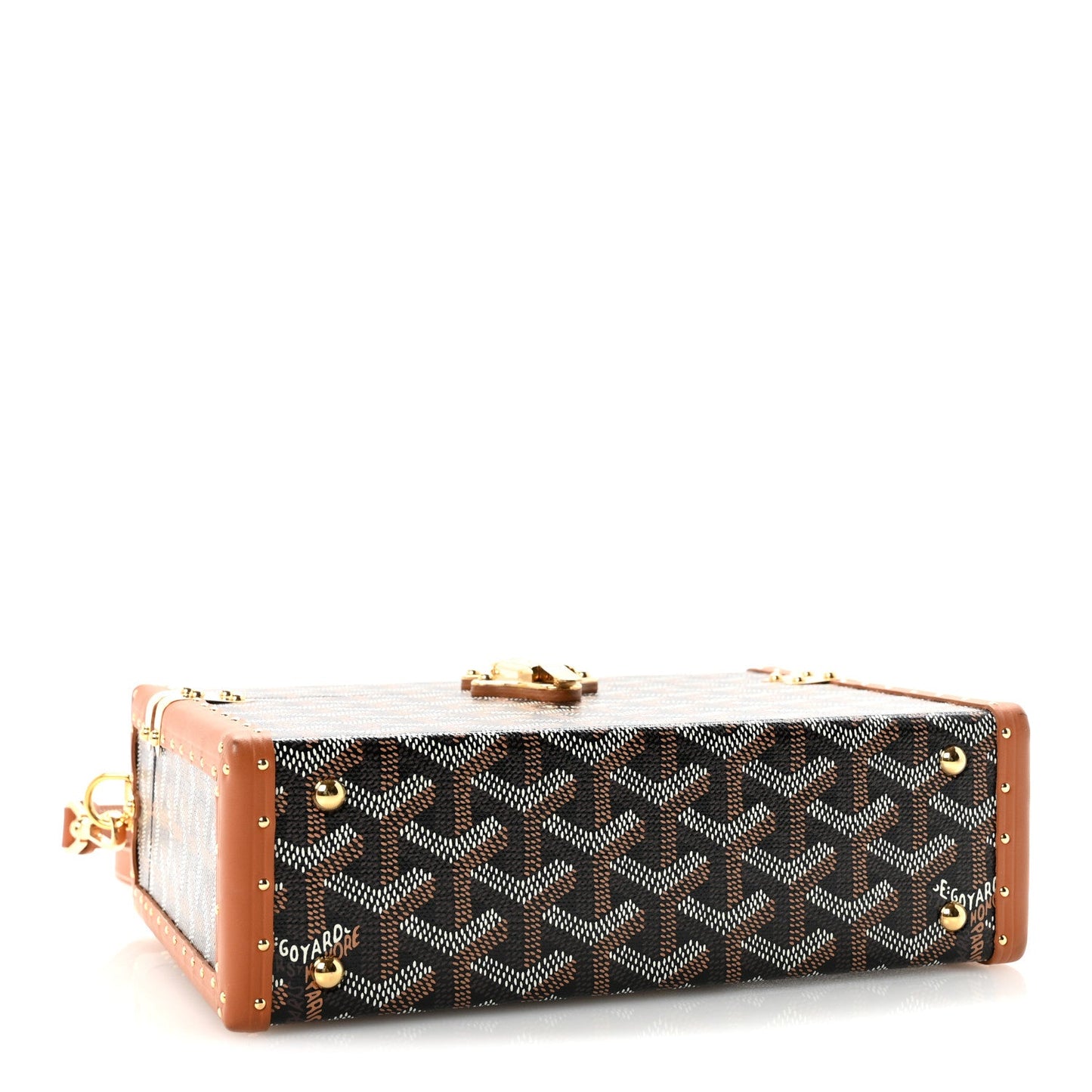 Goyard Cassette Trunk Bag – Black & Gold