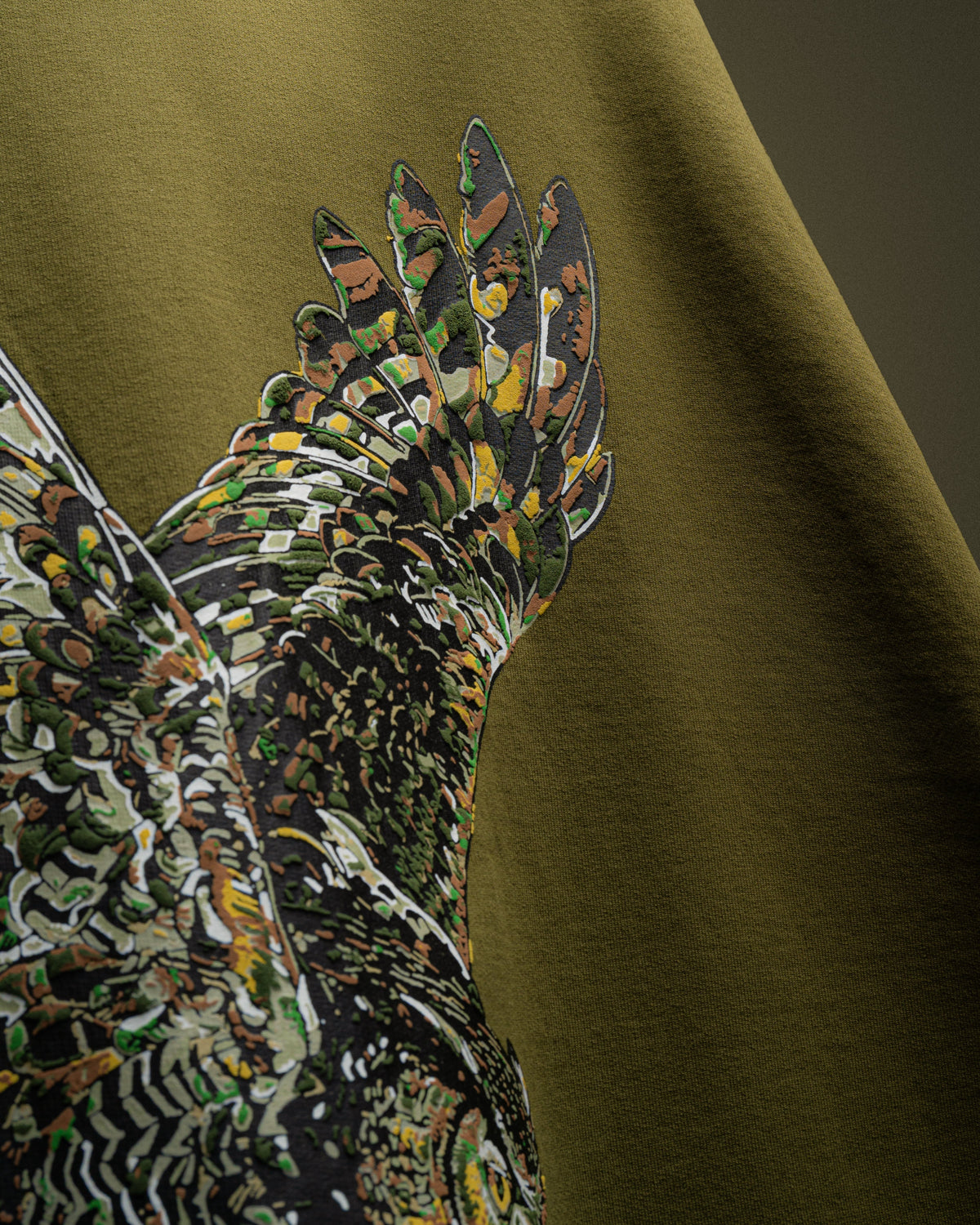 Messenger Tee Olive by DEADBEAR