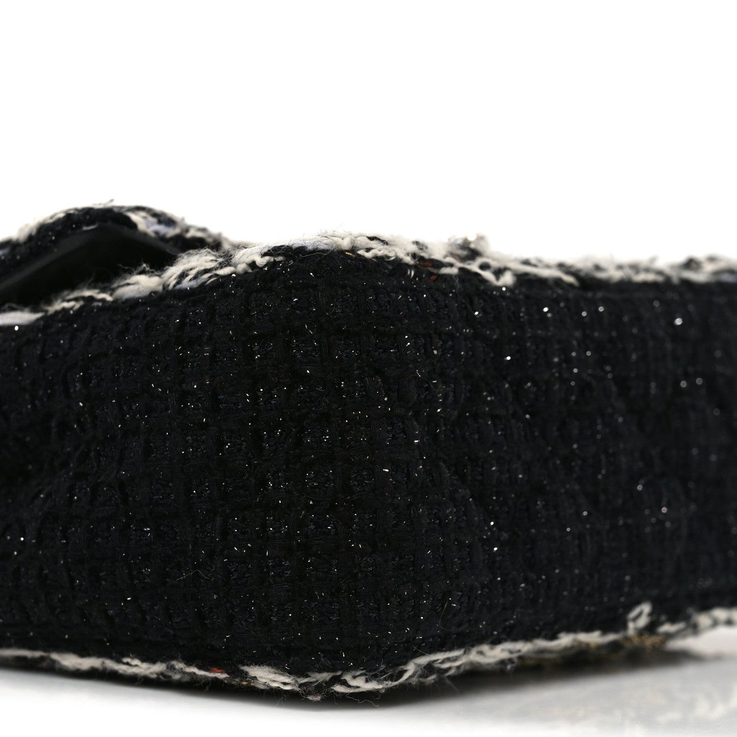 Chanel Tweed Braided Mini Rectangular Flap – Black