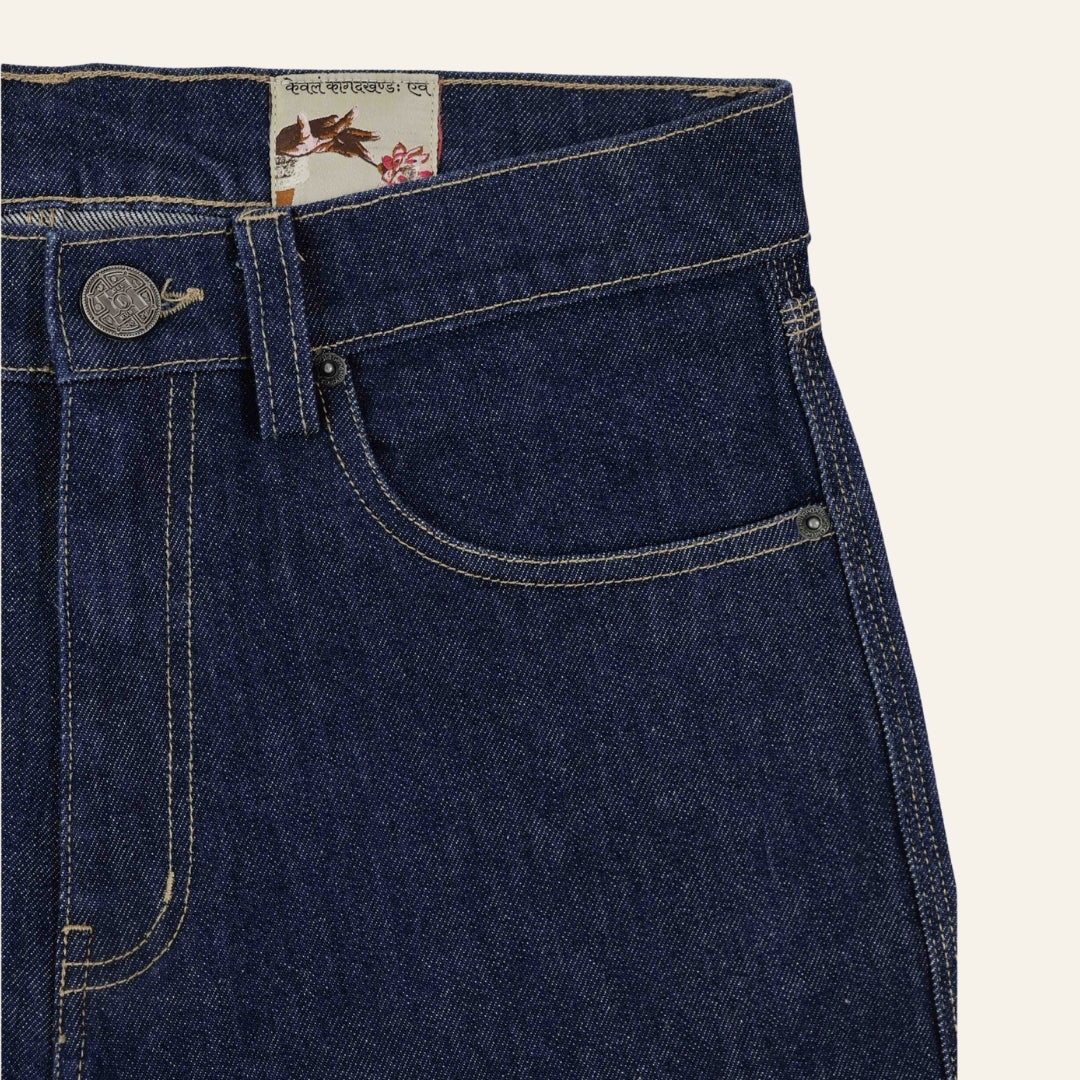Men's Indigo Jeans - Vintage India by Old Gene