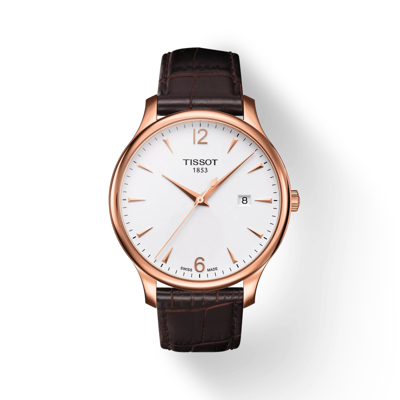 Men’s Tissot Tradition T063.610.36.037.00 Quartz Watch with Date - Zeuskicks