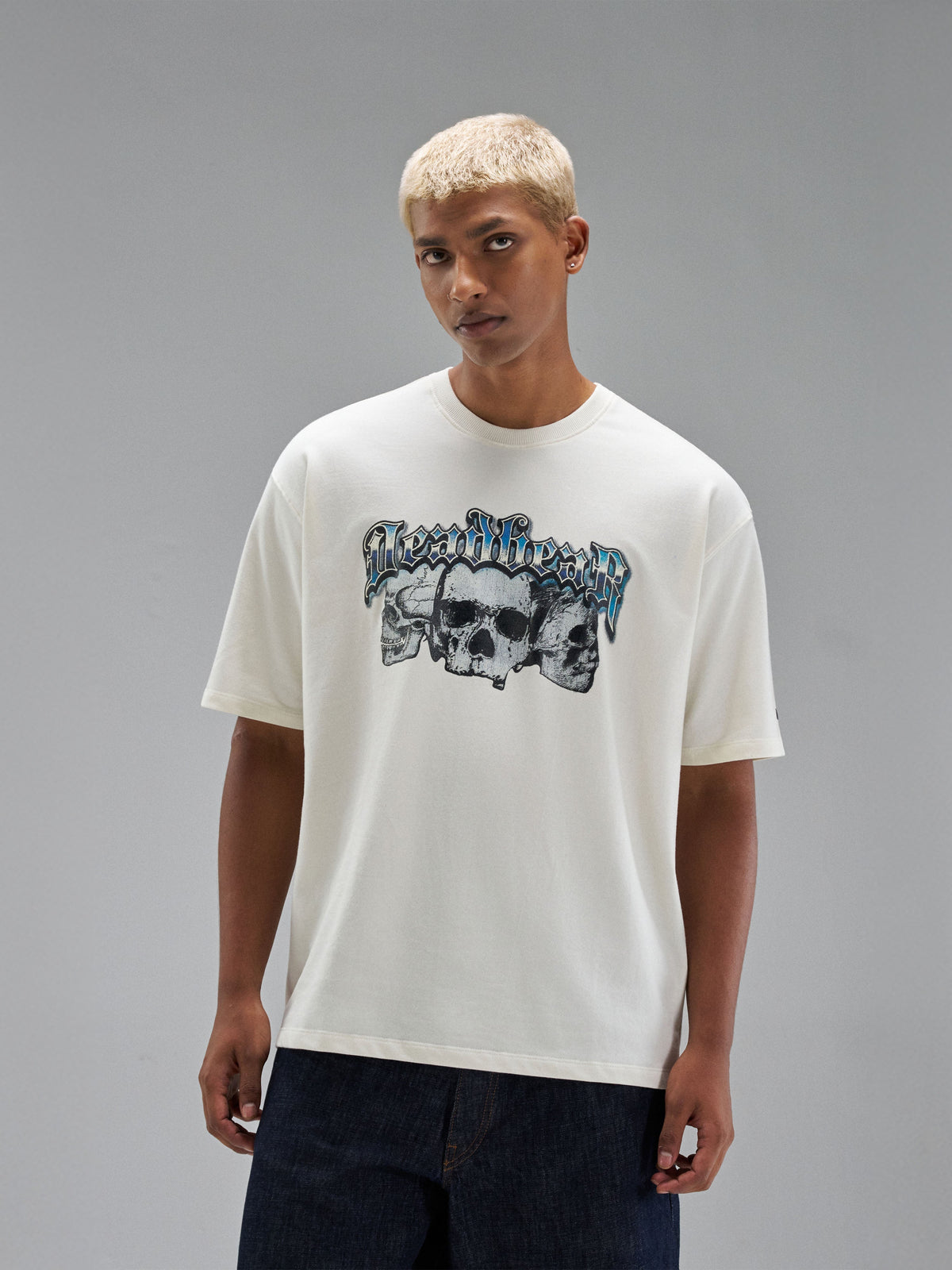 Skeleton 3.0 Tee Cream by DEADBEAR