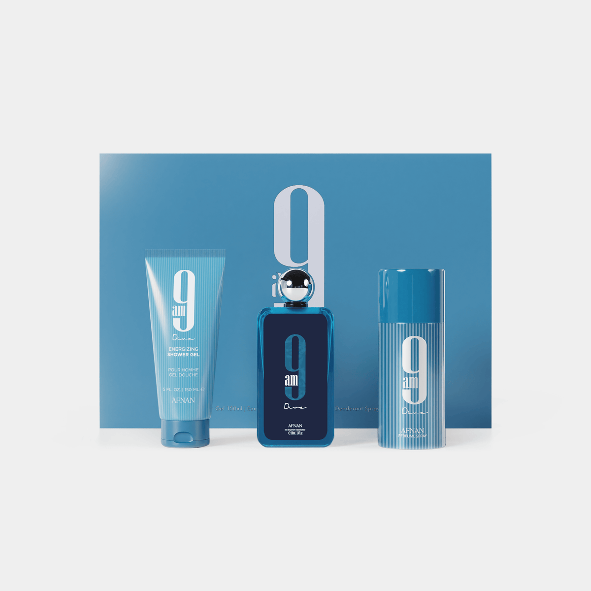 Gift Set 9 AM Dive by Afnan 100 ML fragrance