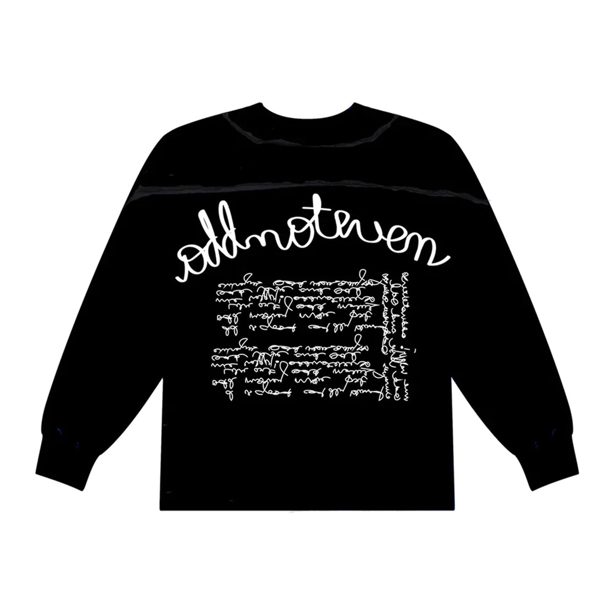 Black Scribble Sweatshirt by oddnoteven