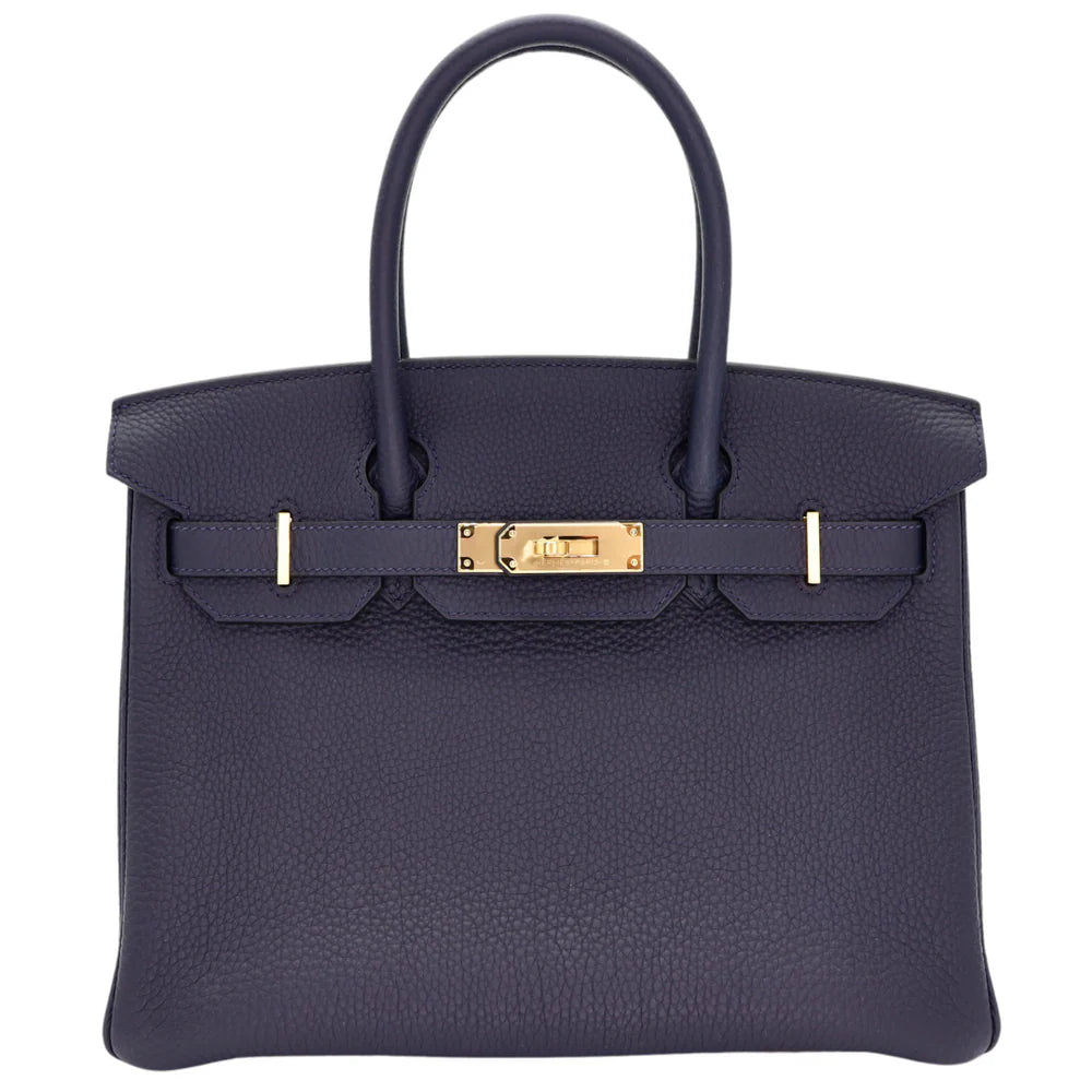 Hermès Birkin 30 – Bleu Nuit Togo Leather with Gold Hardware - Zeuskicks