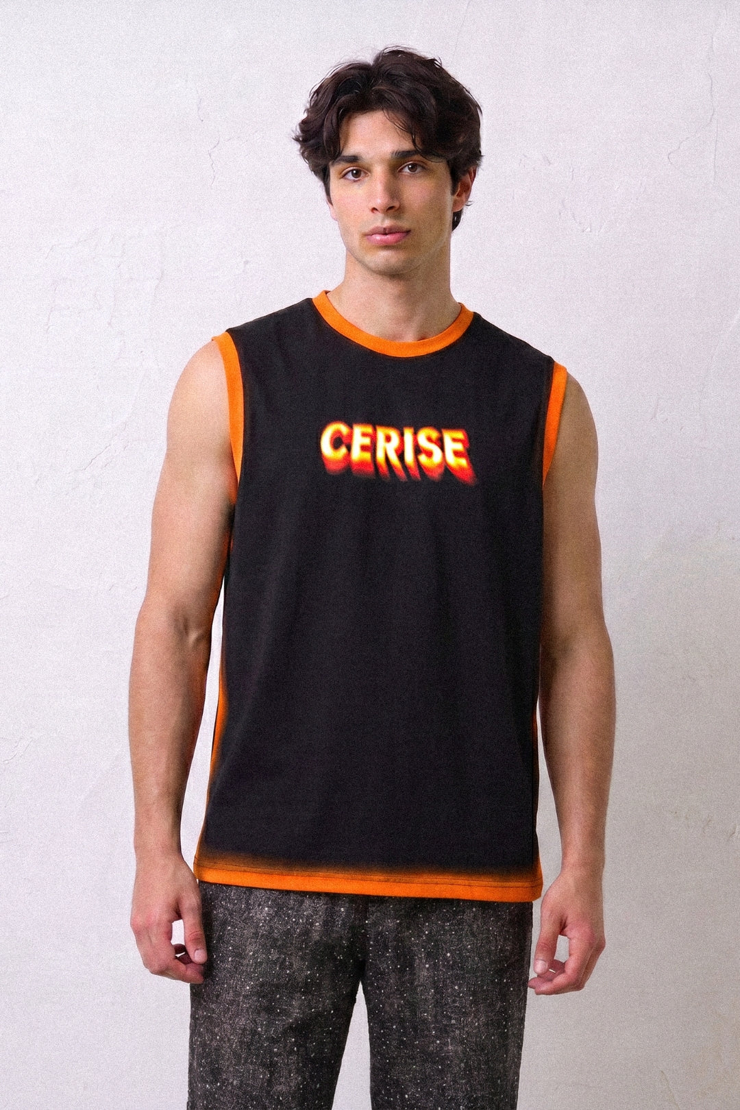 NEVER TOO LATE MUSCLE TEE by Cerise Clothing
