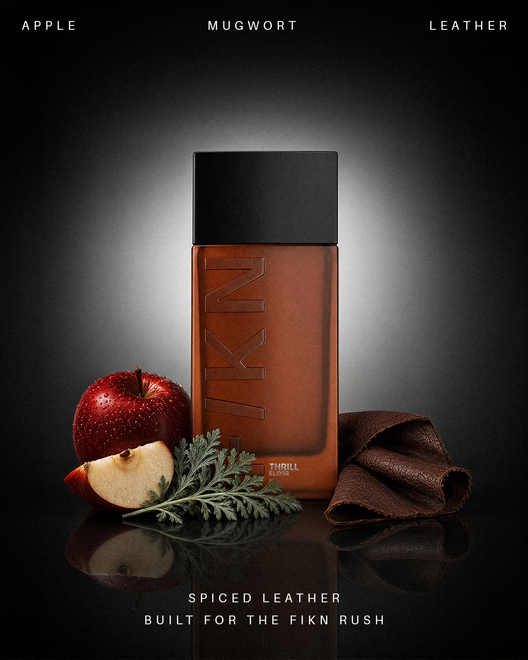 FIKN THRILL Spiced Leather Elixir Perfume by F/KN