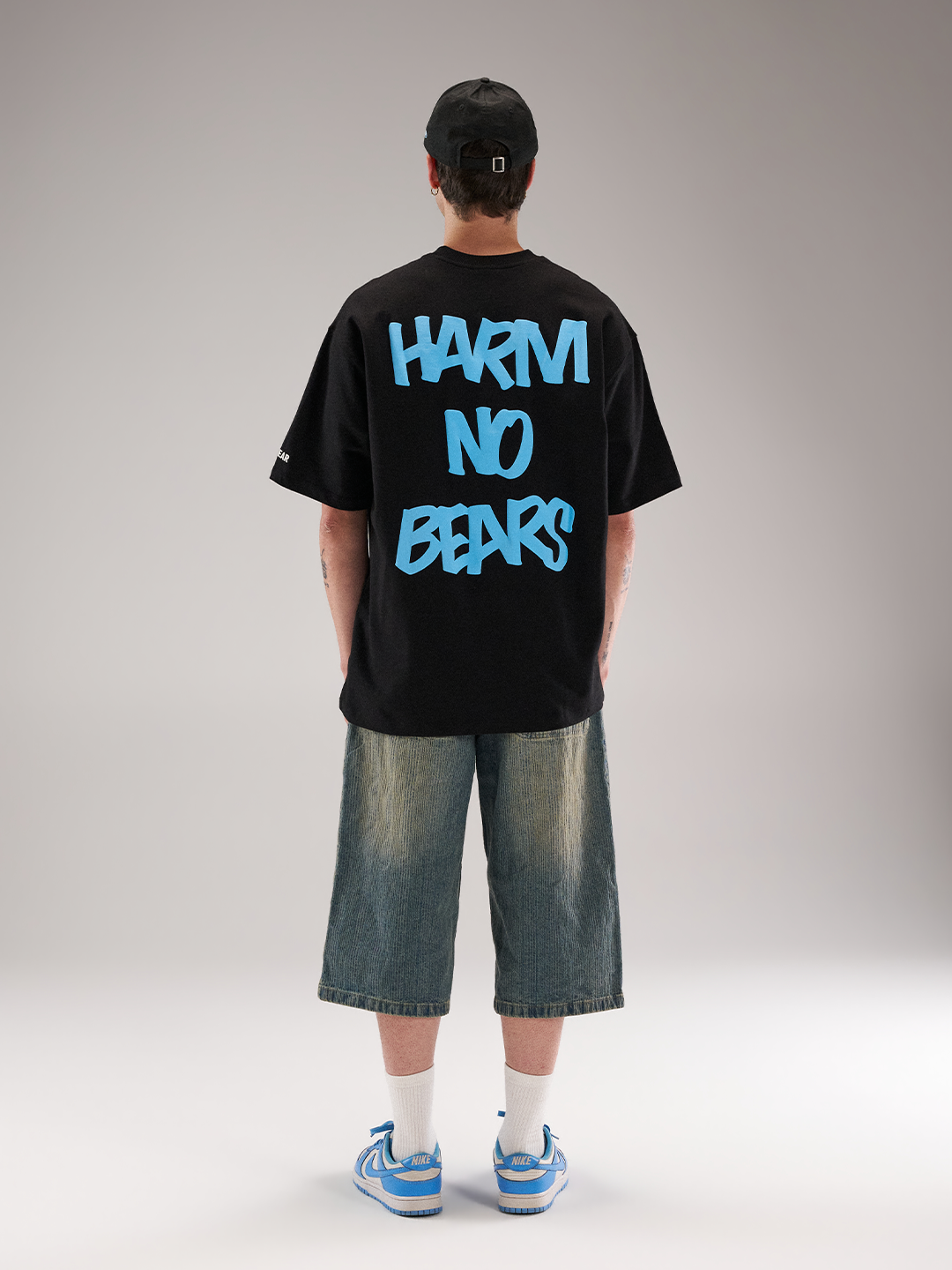 Harm No Bear Tee Black 2.0 by DEADBEAR
