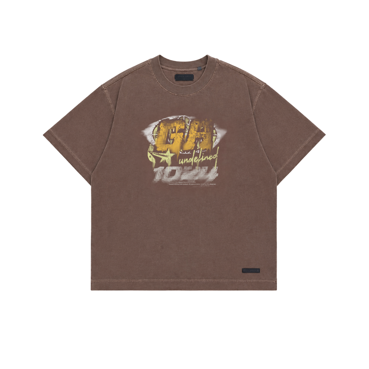 UNDEFINED BROWN T-SHIRT by GREY AREA