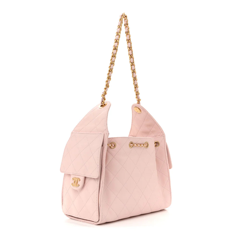 Chanel Caviar Quilted Small Chanel 25 Handbag – Light Pink