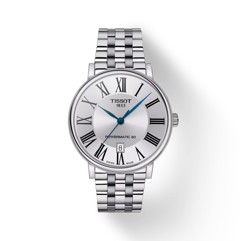 Men’s Tissot Carson Premium Powermatic 80 T122.407.11.033.00 Automatic Watch - Zeuskicks