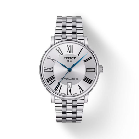 Men’s Tissot Carson Premium Powermatic 80 T122.407.11.033.00 Automatic Watch - Zeuskicks