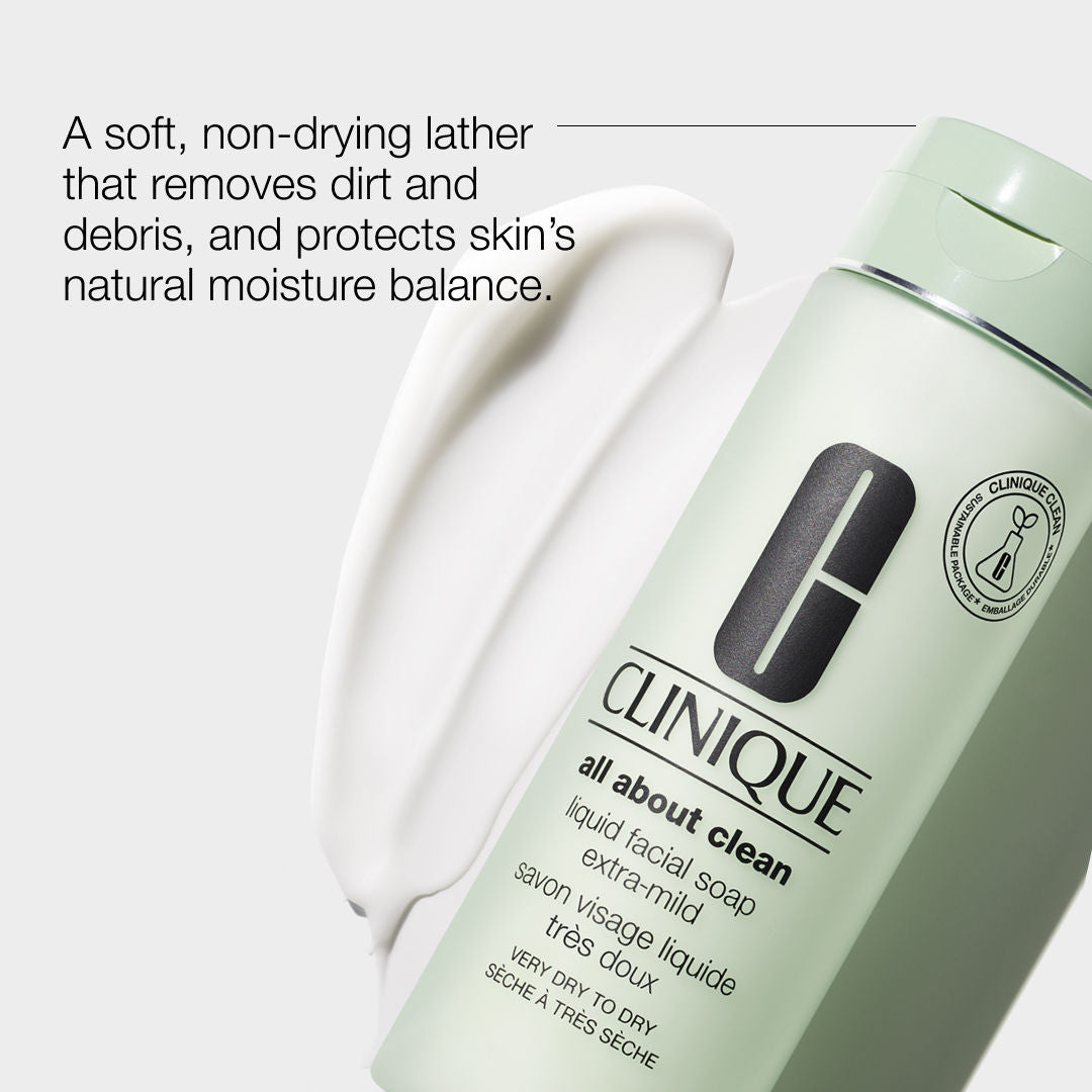 Clinique Liquid Facial Soap Extra Mild - Very Dry to Dry Skin (Facewash)