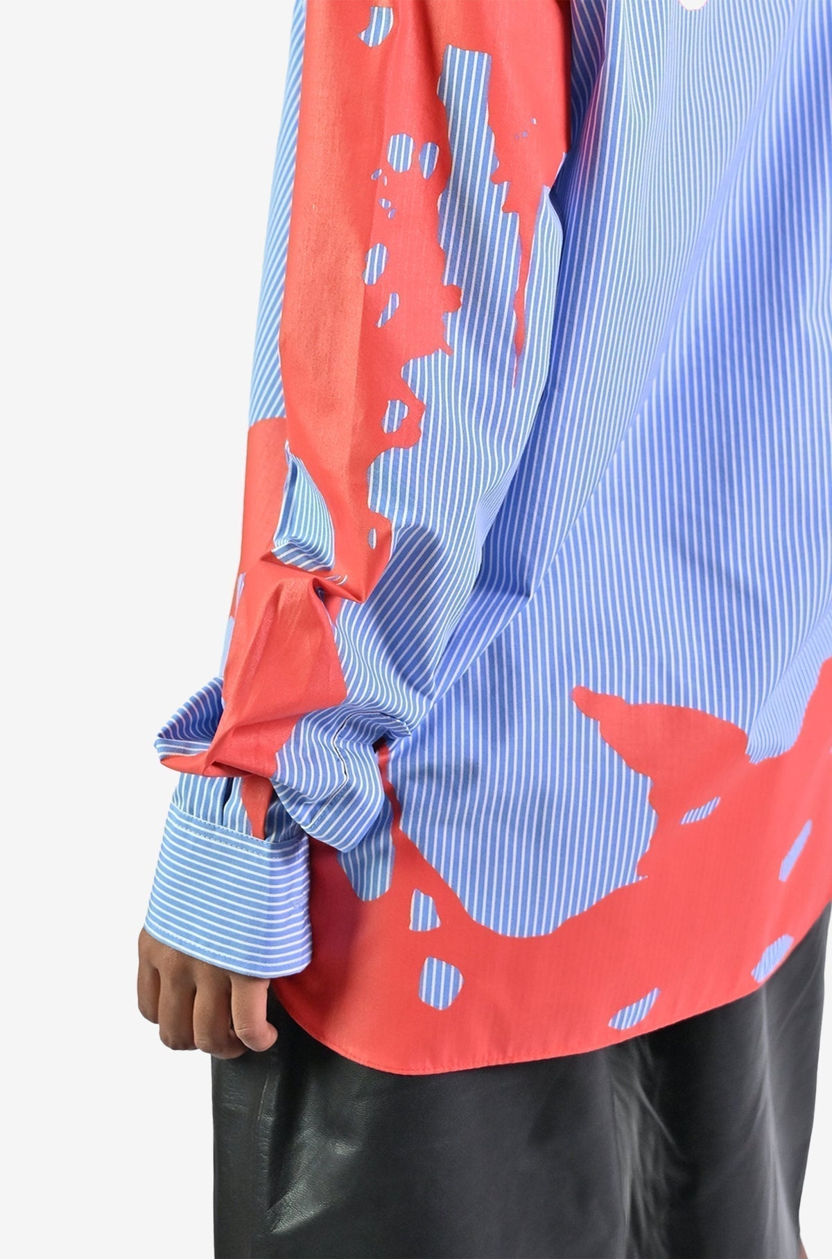 HUEMN flesh shirt - Pinstriped by HUEMN