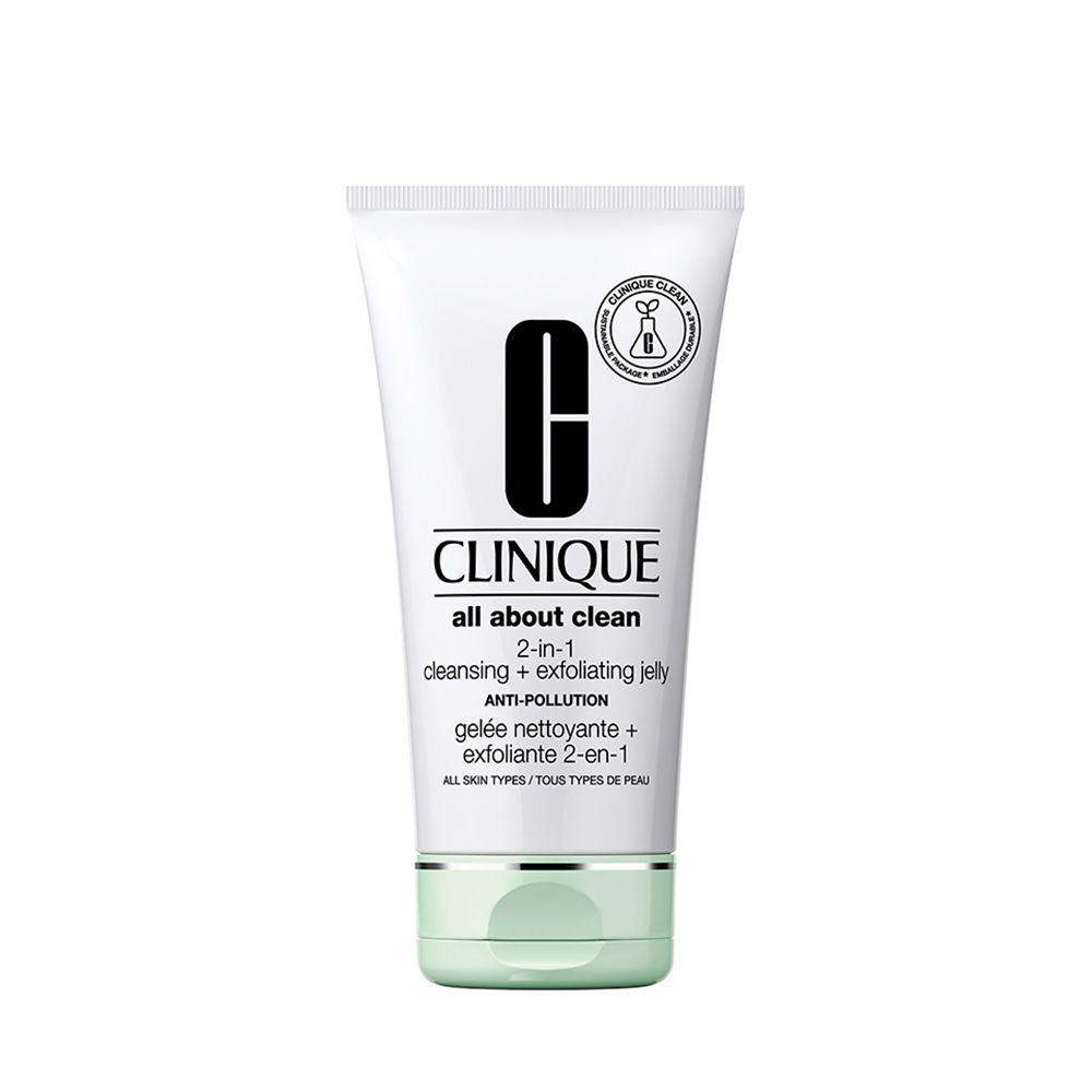 Clinique All About Clean Anti-Pollution 2-In-1 Cleansing + Exfoliating Jelly With Salicylic Acid