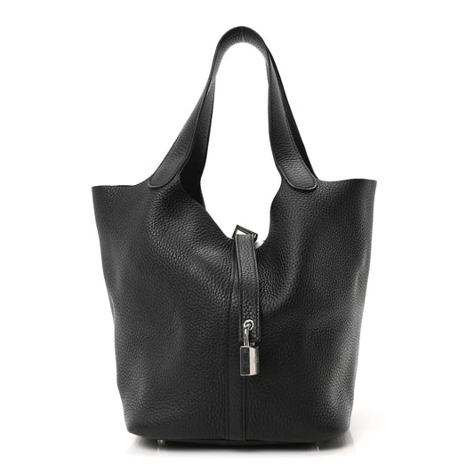 Hermès Picotin Lock 22 MM – Black Taurillon Clemence Leather - Zeuskicks