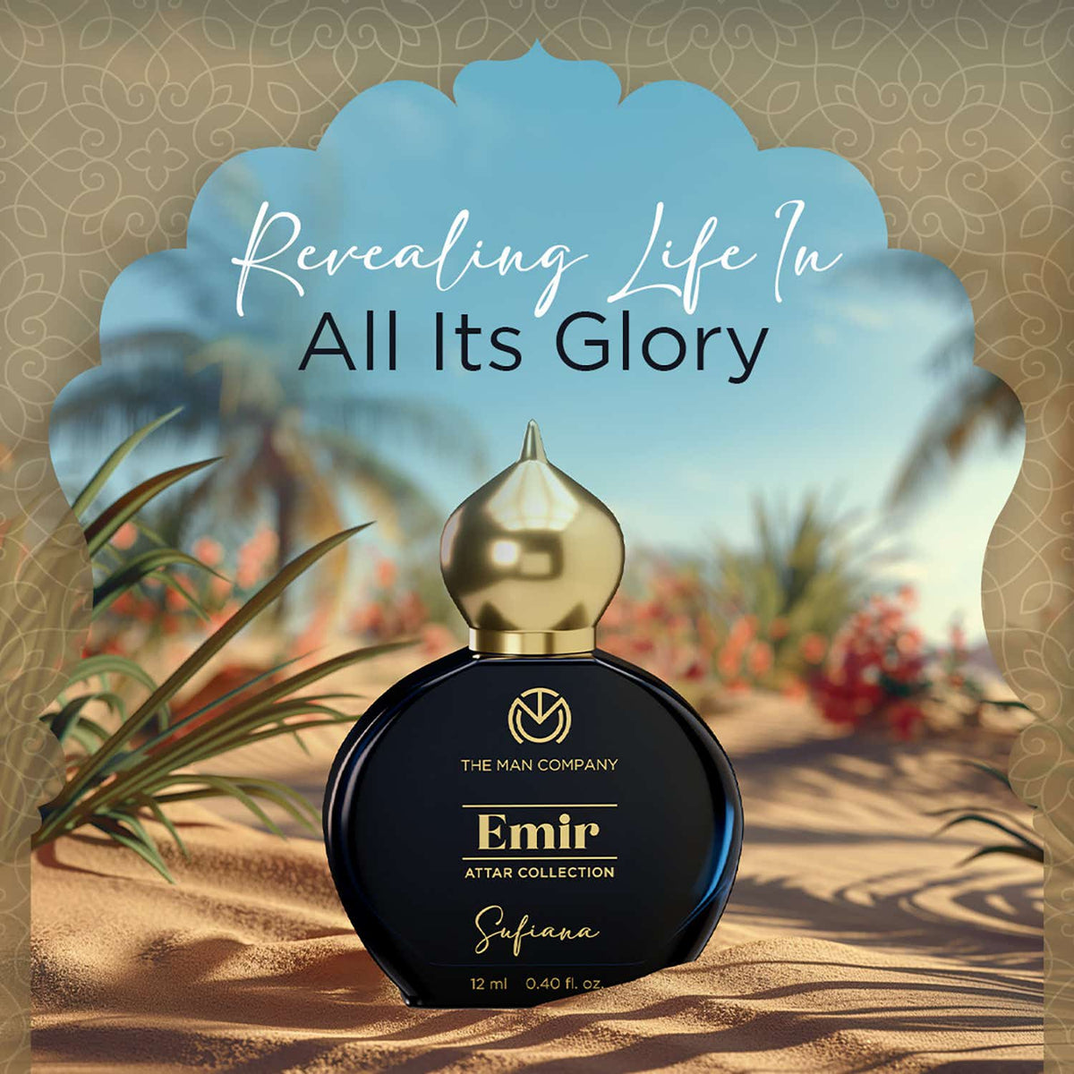 The Man Company Emir Attar Sufiana For Men, 35% Highly Concentrated Perfume Oil (12 ml)