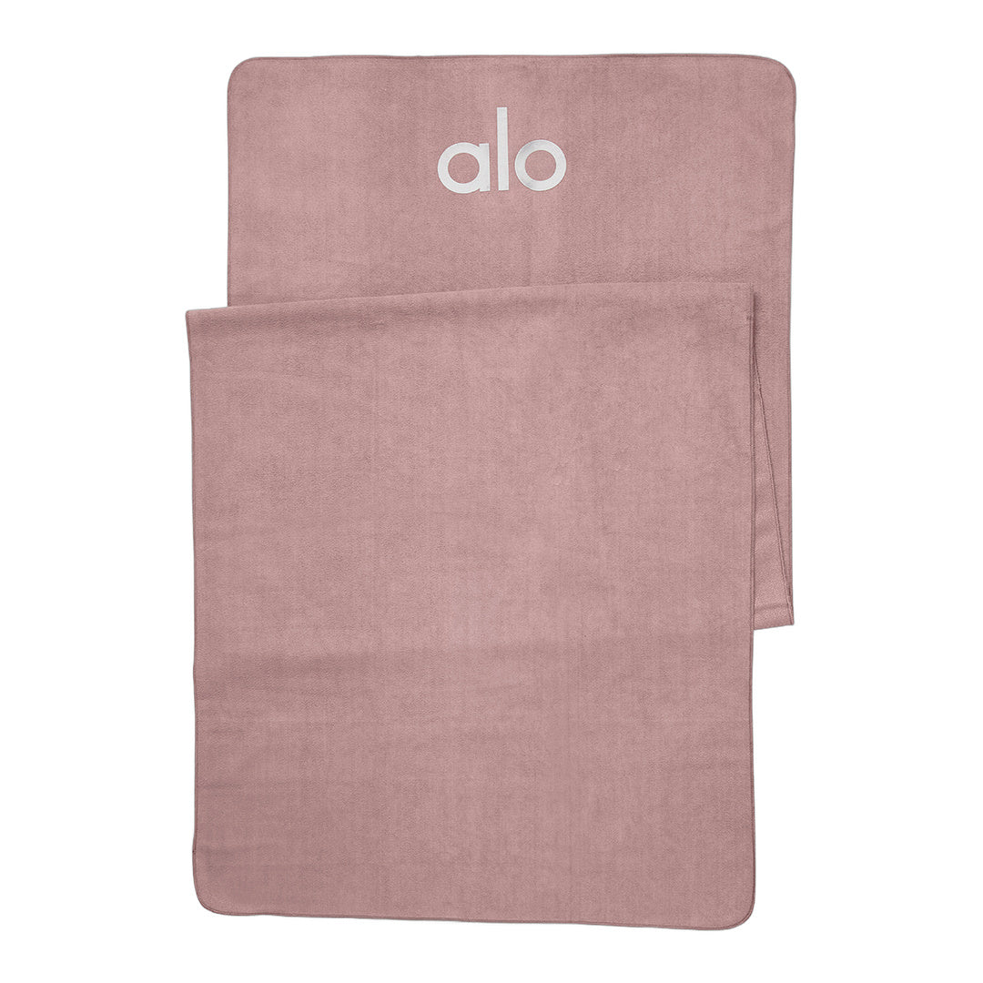 alo Grounded No-Slip Towel - Smoky Quartz by Alo Yoga
