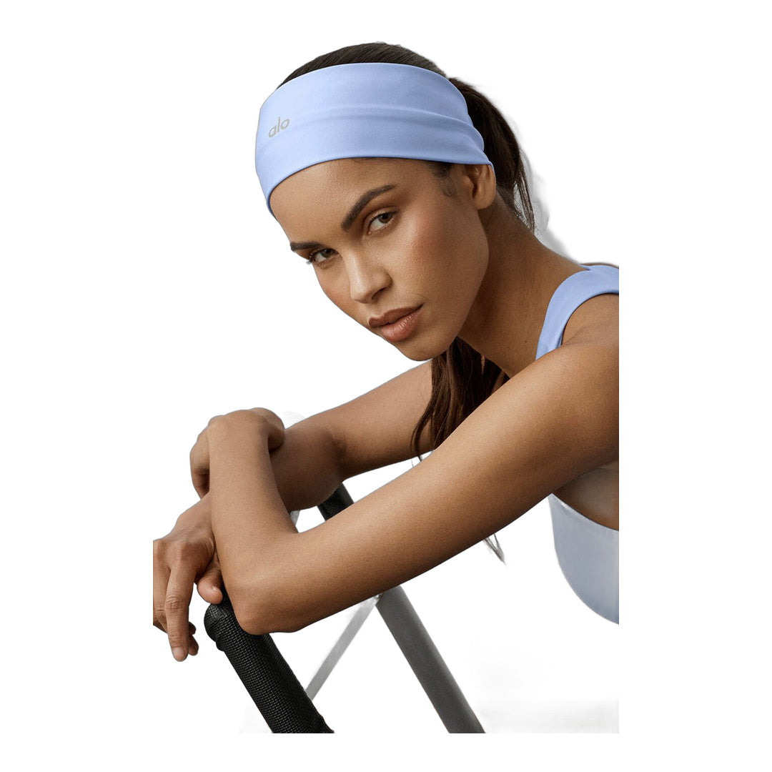alo Airlift Headband - Light Provence Blue by Alo Yoga