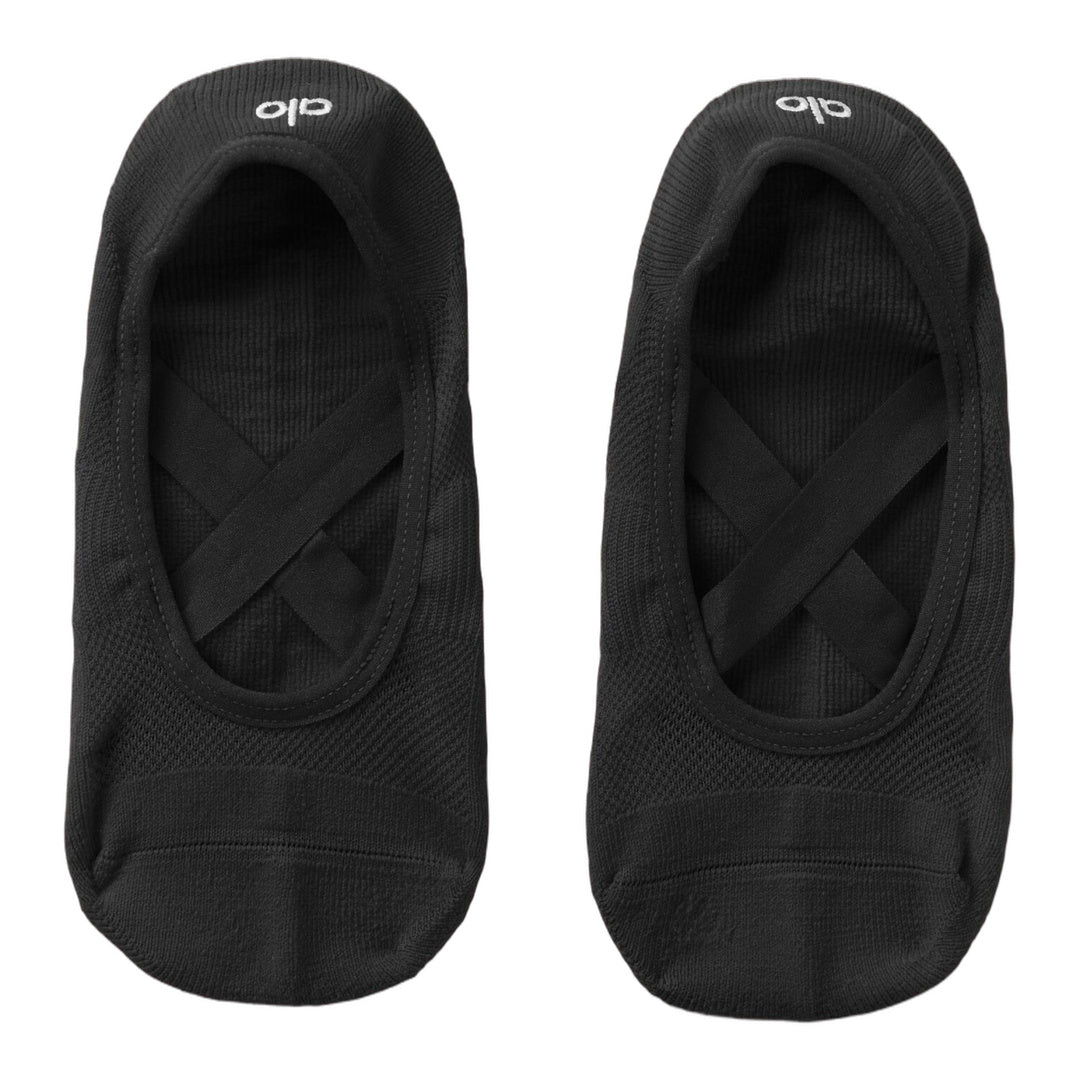 alo Women's Pivot Barre Sock - Black by Alo Yoga