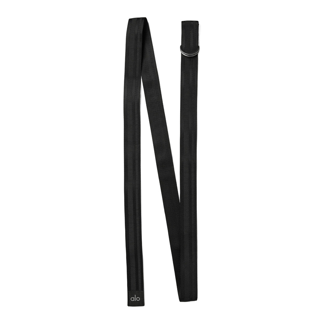 alo Extra Long Yoga Strap - Black by Alo Yoga