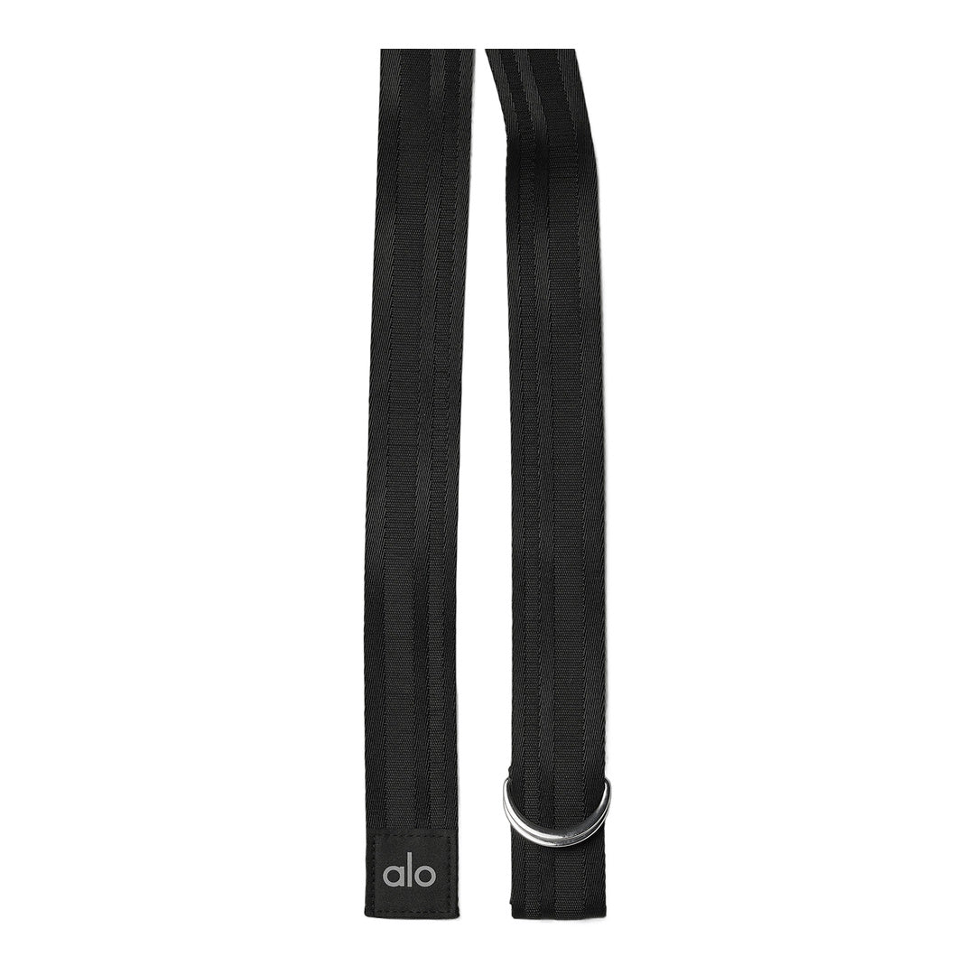 alo Extra Long Yoga Strap - Black by Alo Yoga