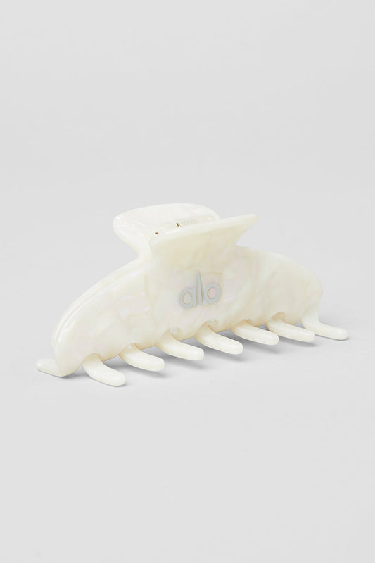 90's Claw Clip - White Pearl (A0286W)