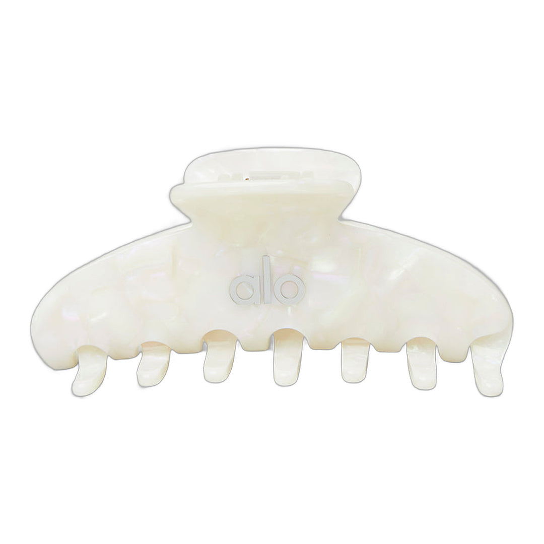 alo 90's Claw Clip - White Pearl by Alo Yoga
